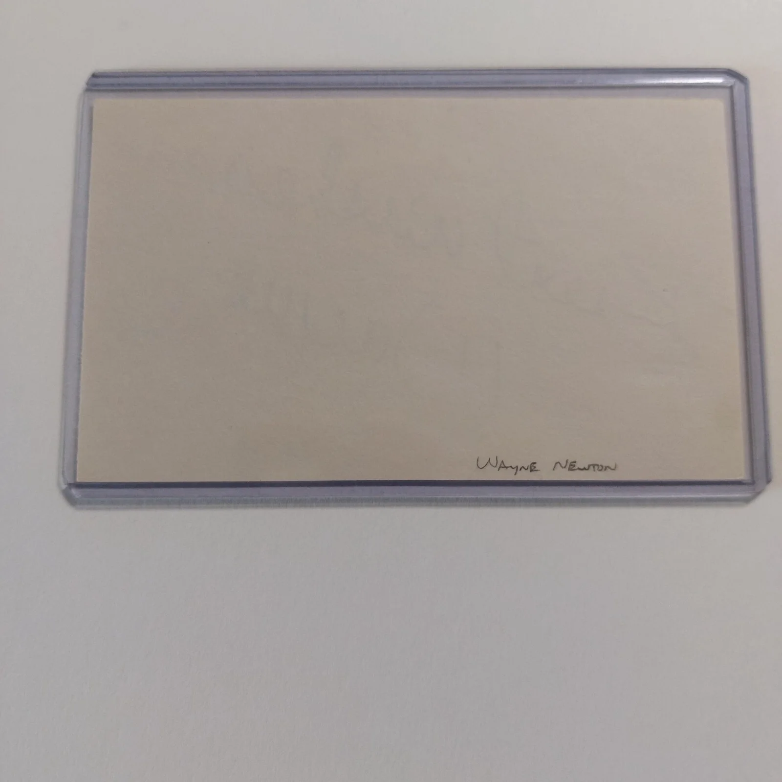 Wayne Newton — Fallout Mr. New Vegas Wayne Newton signed 3x5 Index Card VTG Fallout New, image 4