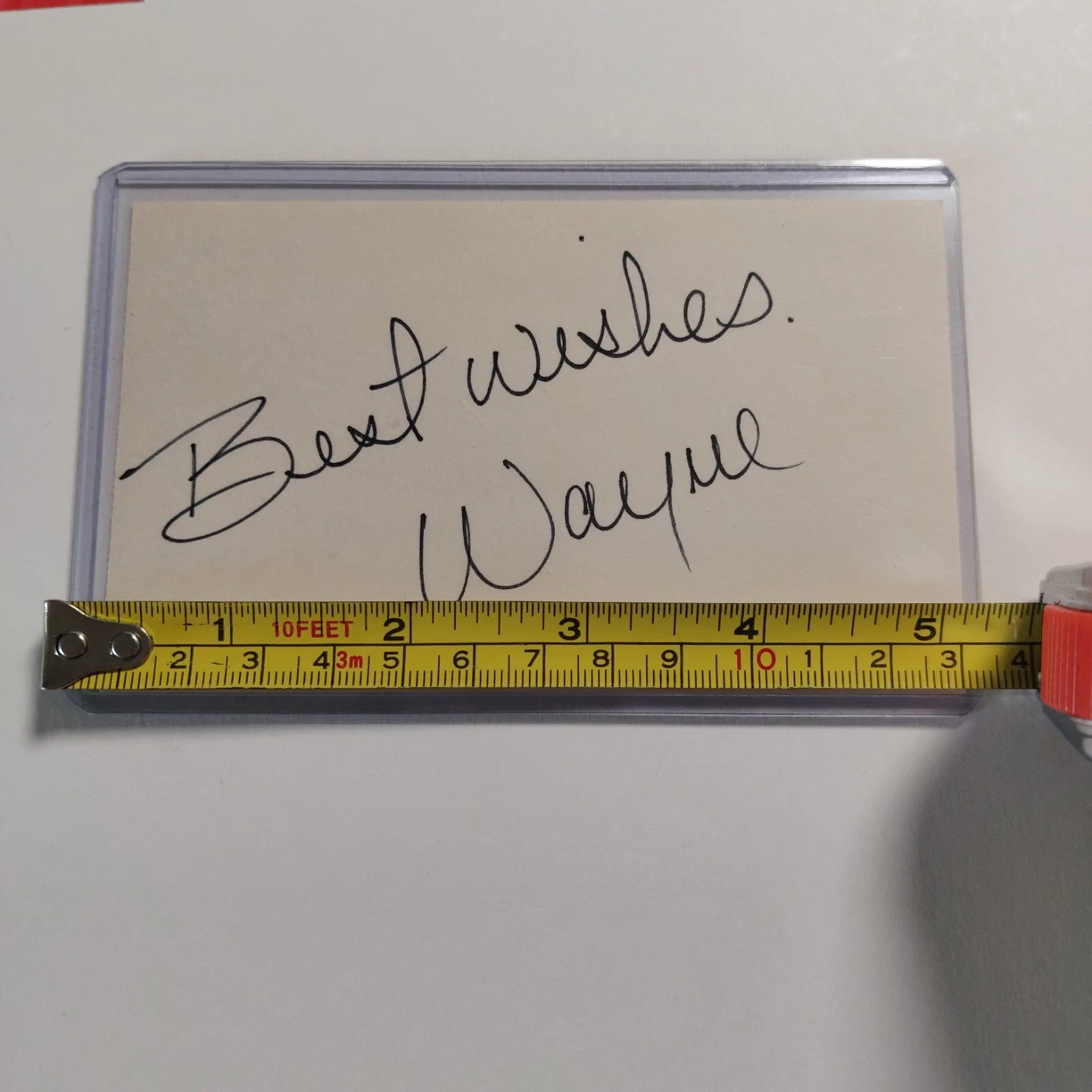 Wayne Newton — Fallout Mr. New Vegas Wayne Newton signed 3x5 Index Card VTG Fallout New, image 5