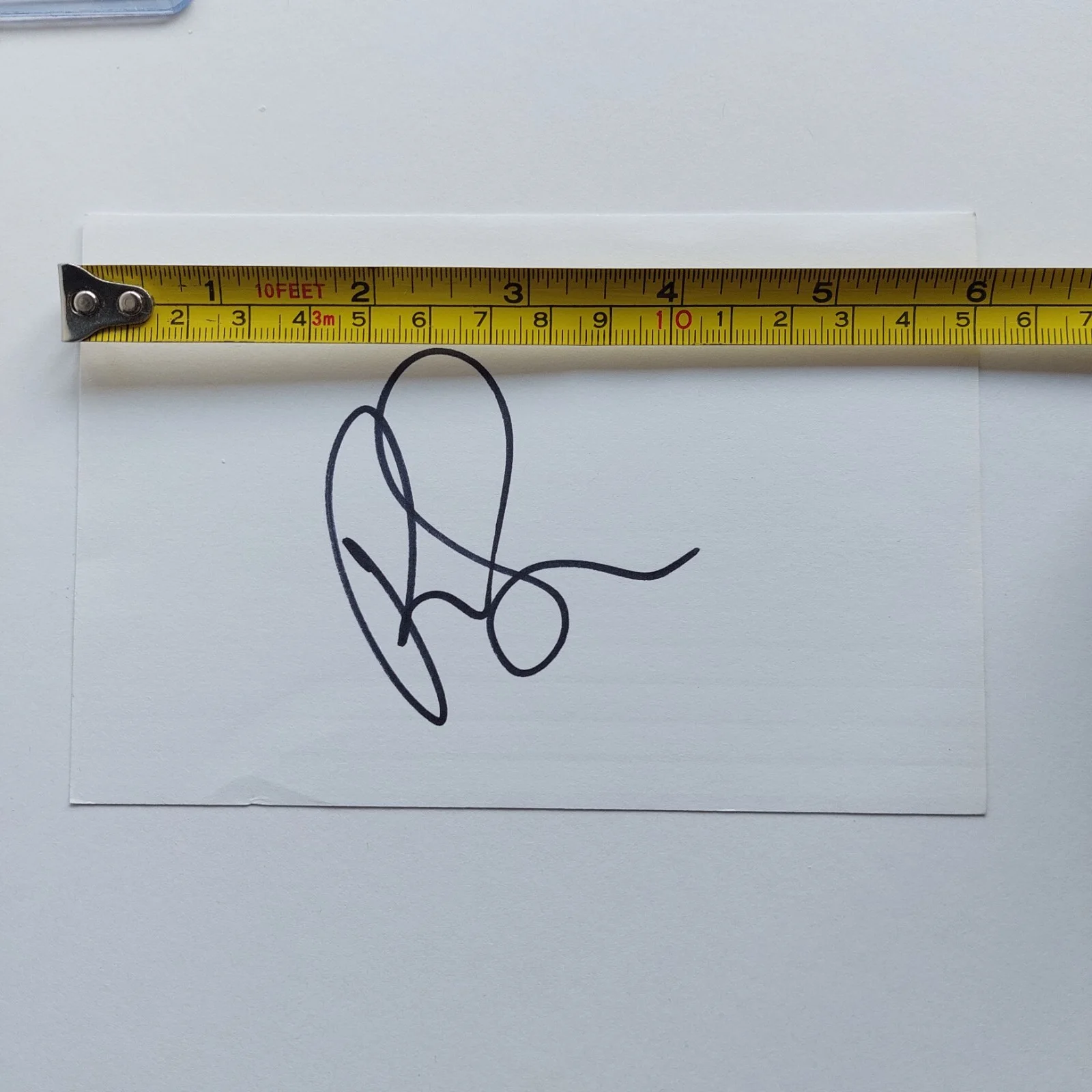 Ricky Gervais — The Office Ricky Gervais Signed 4x6 Index Card Autographed COA, изображение 4
