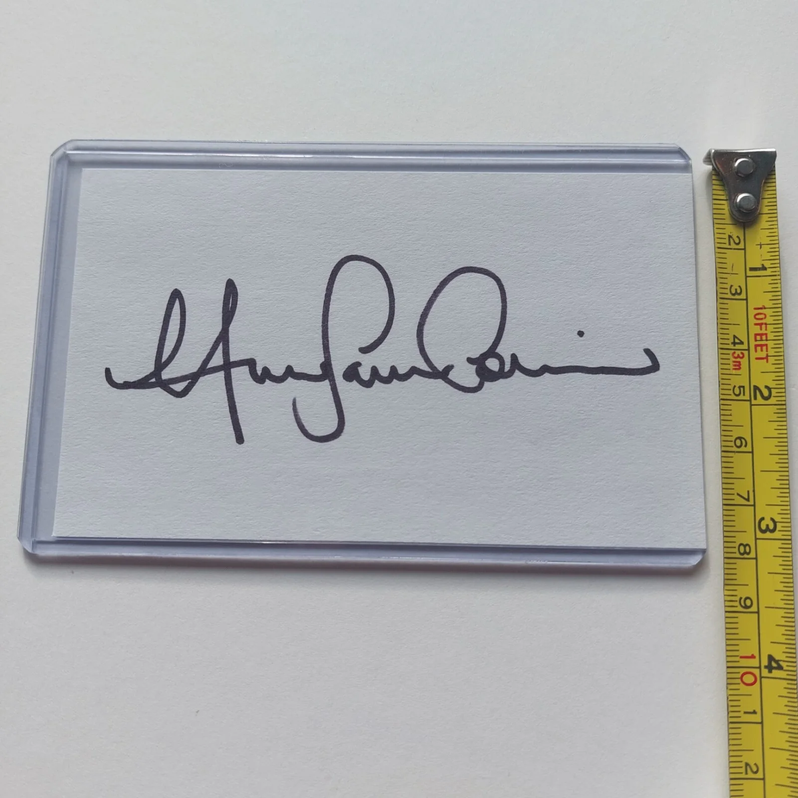 Huw Collins — Huw Collins Signed 3x5 Index Card Pretty Little Liars Dr. Elliott Rollins, image 4