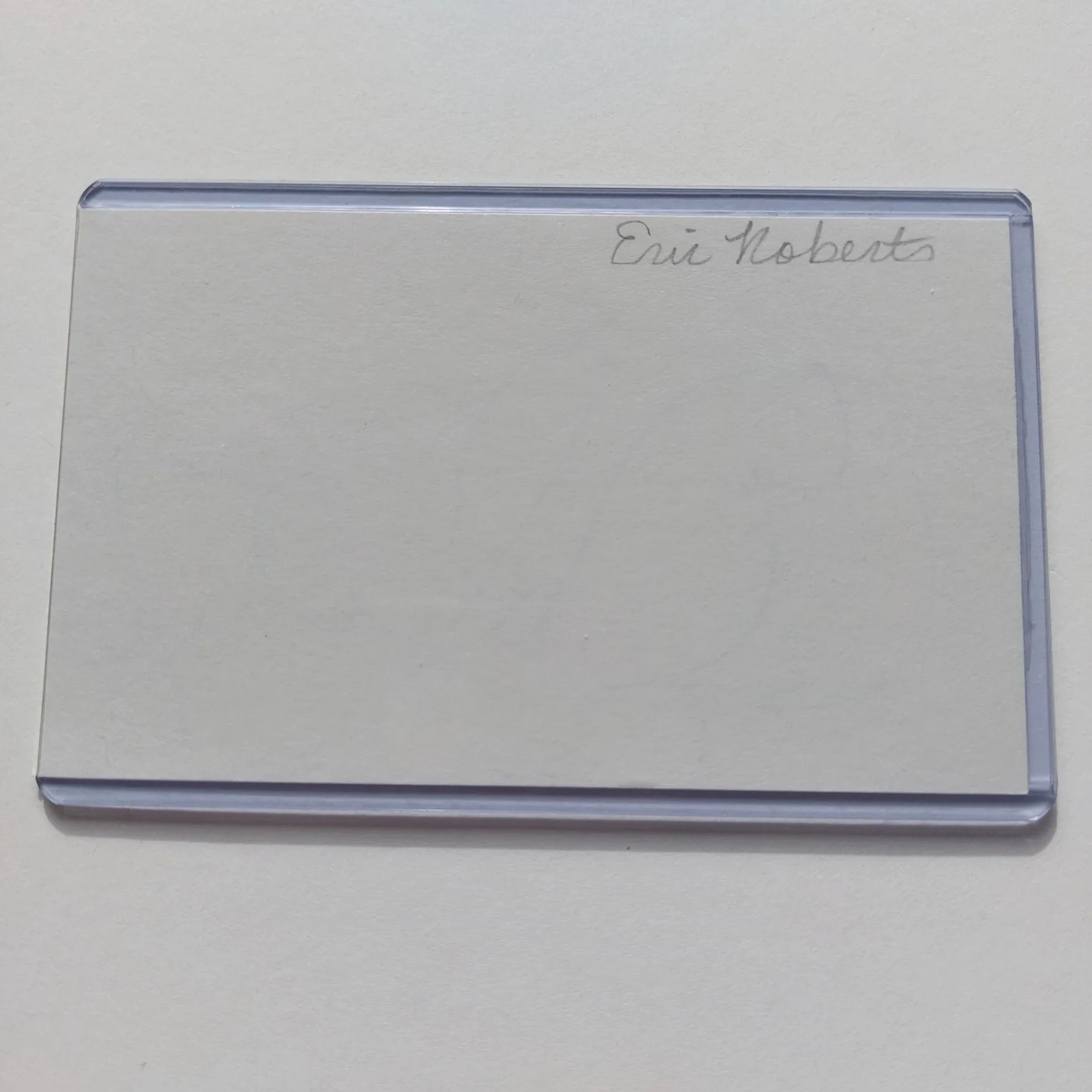 Eric Roberts — Eric Roberts Signed 3x5 Index Card (Runaway Train, The Dark Knight, Expendables), image 5