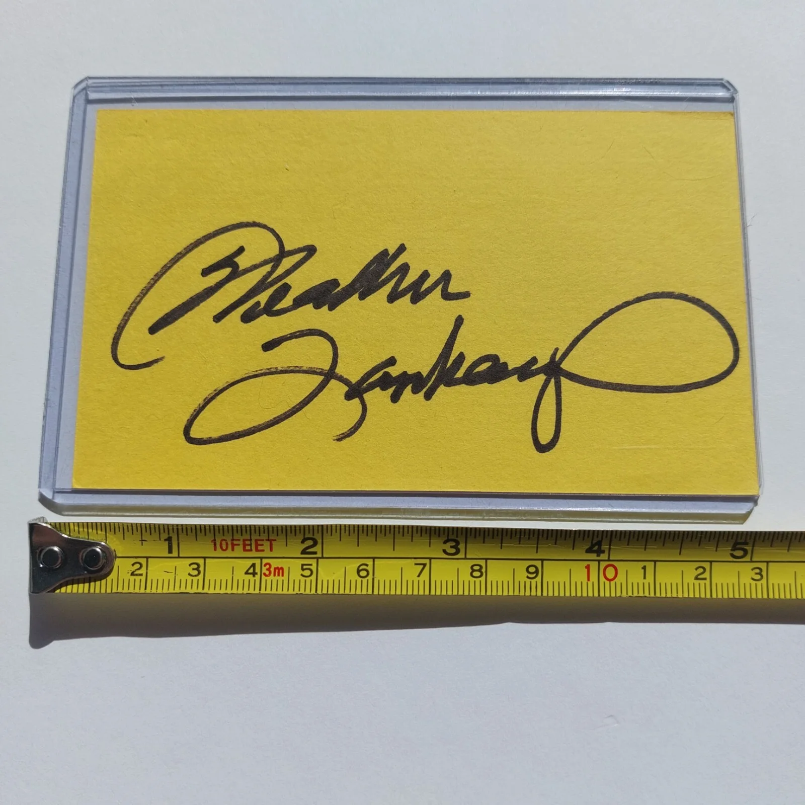 Heather Langenkamp — Nightmare on Elm St Signed Heather Langenkamp autographed 3x5 index card, image 4