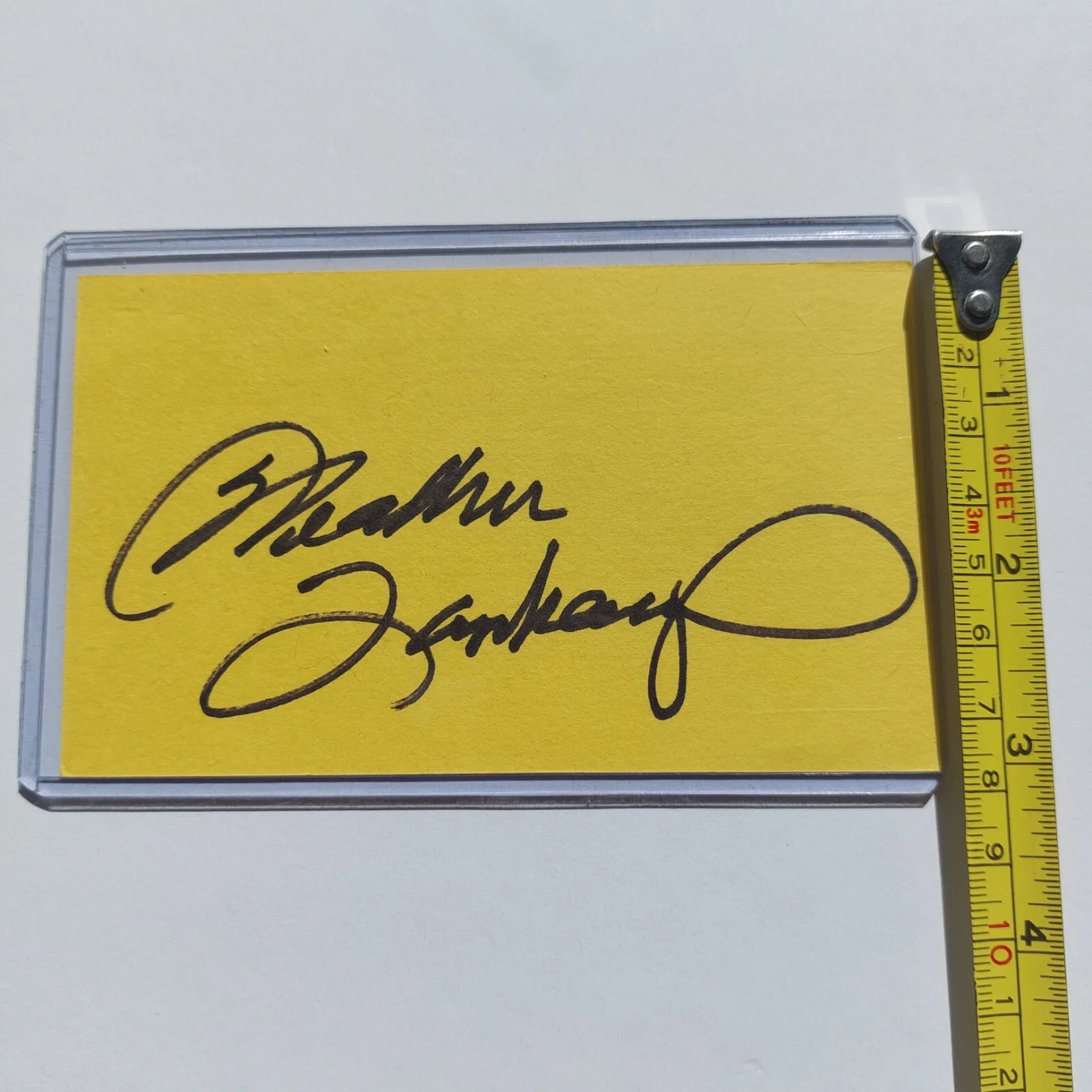 Heather Langenkamp — Nightmare on Elm St Signed Heather Langenkamp autographed 3x5 index card, image 5