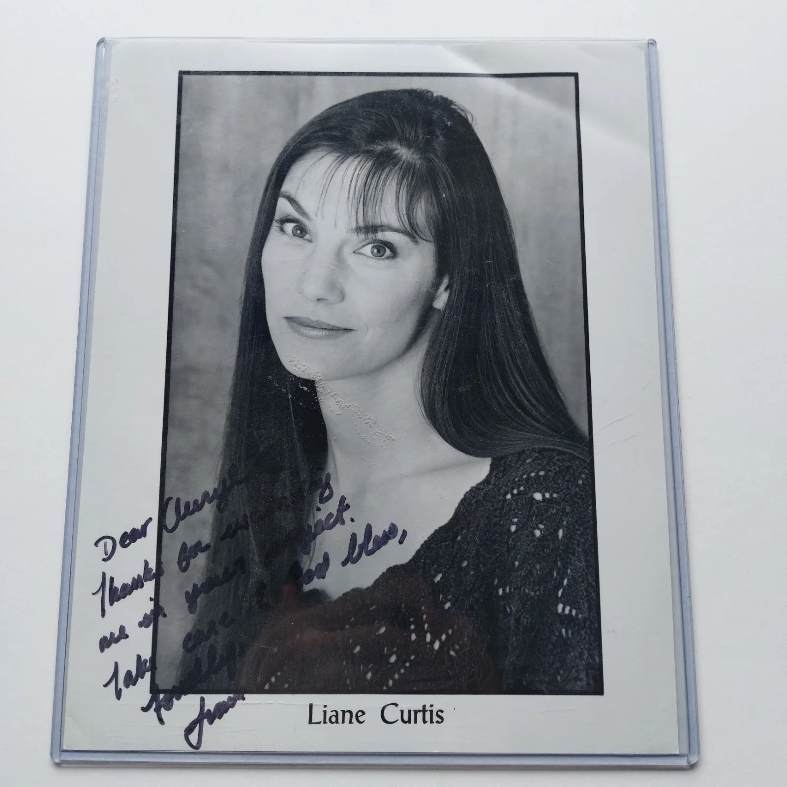 Liane Curtis — RARE Liane Curtis signed 8x10 Photo (Girlfriend from Hell, Critters 2) Auto, изображение 3