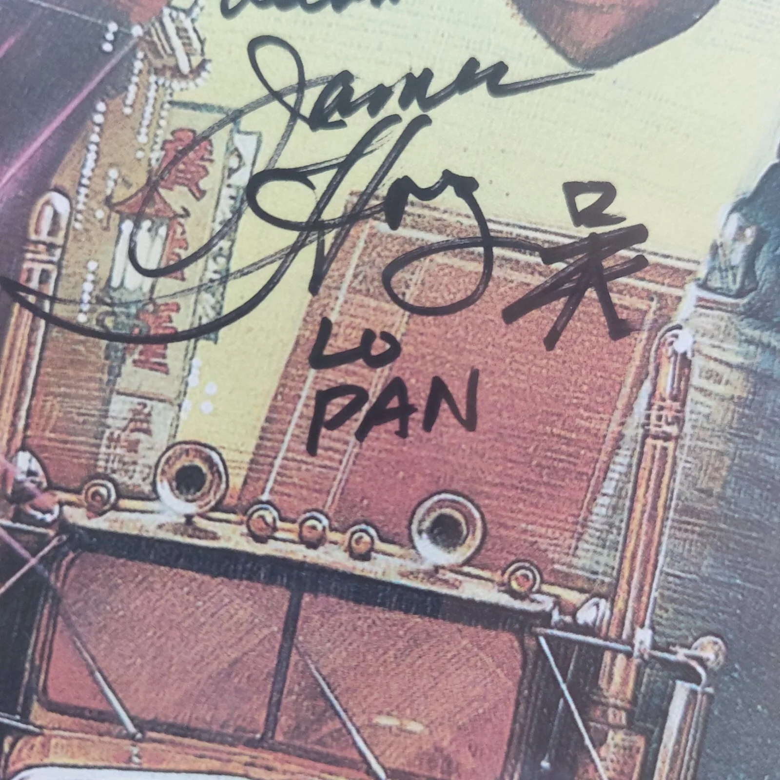 James Hong — Big Trouble in Little China signed 11x17 poster Lo Pan JAMES HONG Autographed, изображение 3