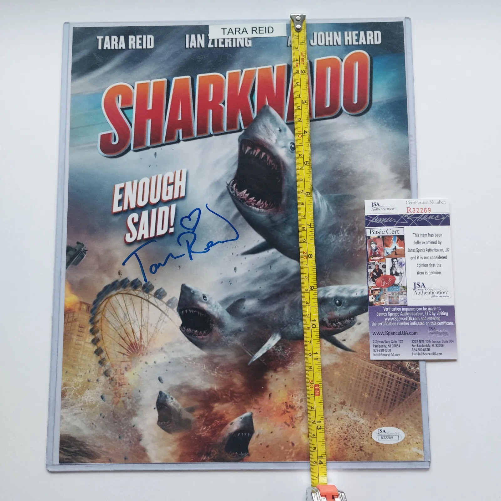 Tara Reid — Sharknado signed 11x14 Photo Tara Reid Signed JSA COA American Pie Big Lebowski, image 2