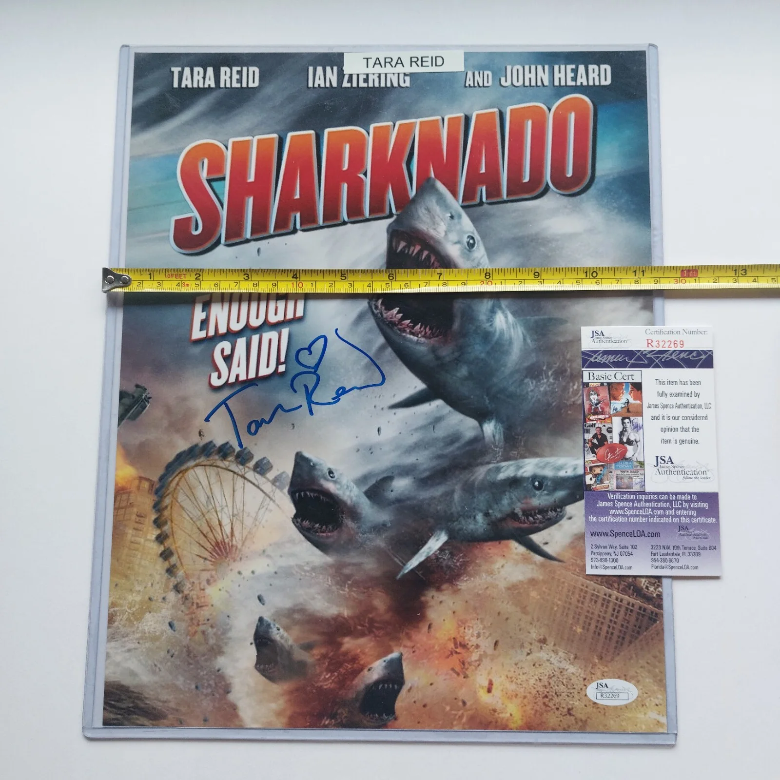 Tara Reid — Sharknado signed 11x14 Photo Tara Reid Signed JSA COA American Pie Big Lebowski, image 3