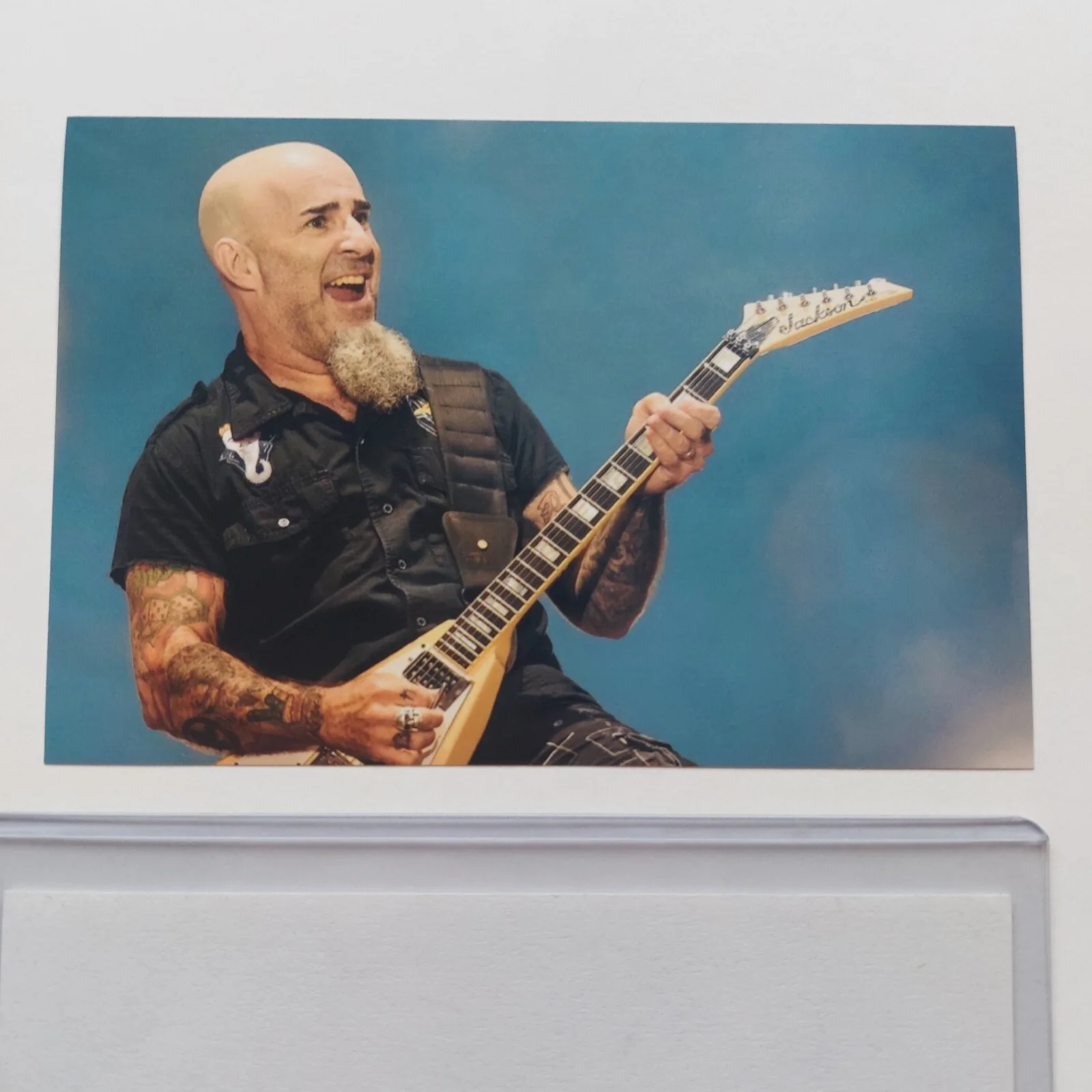 Anthrax Signed Scott Ian 4x6 Index Card Rock and Roll Legend, image 3
