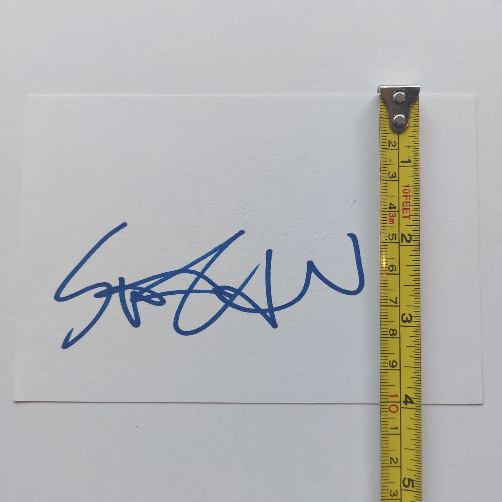 Anthrax Signed Scott Ian 4x6 Index Card Rock and Roll Legend, image 5