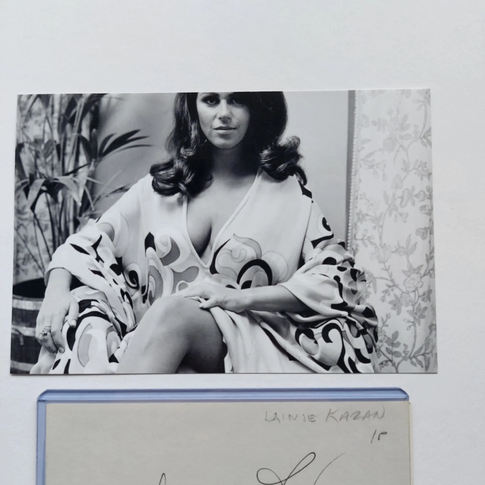 Lainie Kazan — Lainie Kazan Signed 3x5 Index card with COA Greek Wedding Streisand understudy, изображение 4