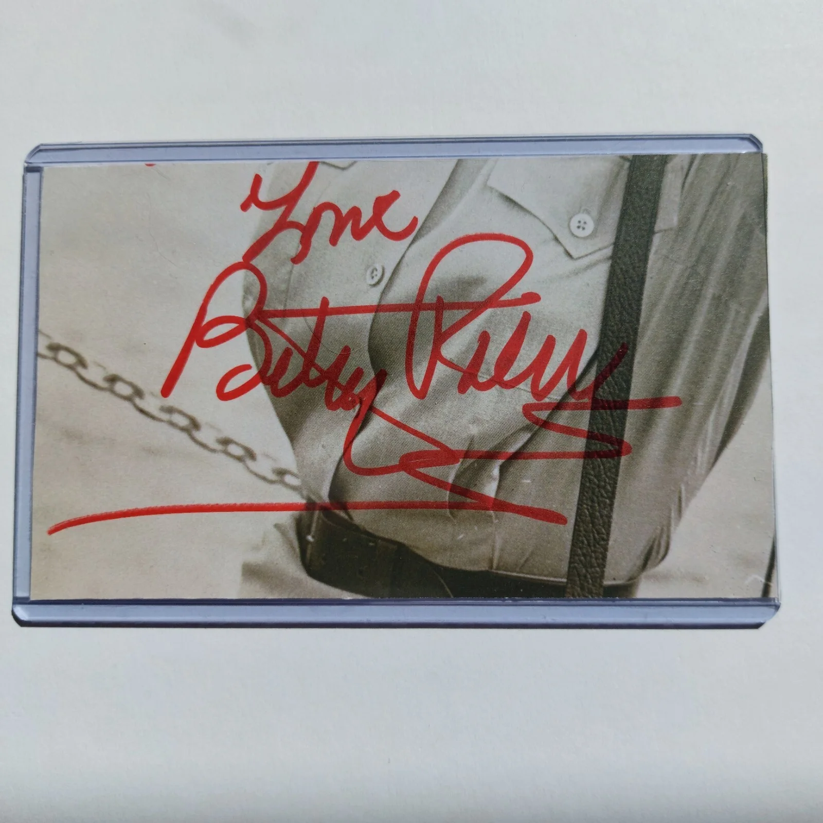 Betsy Palmer — Betsy Palmer Signed Cut Friday the 13th Autographed RARE RED SIGNATURE!, image 2