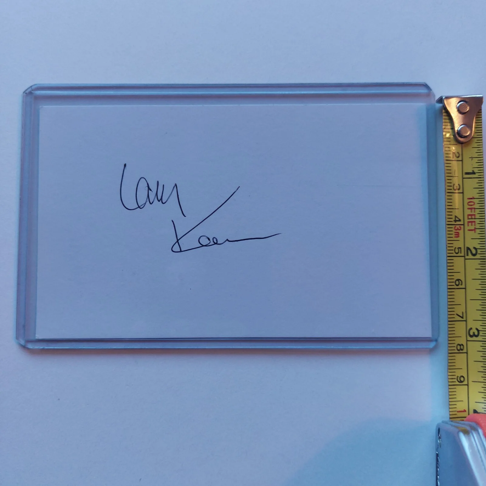 Larry Kenney — Larry Kenney Signed 3x5 Index Card Lion O Voice actor on Thundercats Silverhawks, image 5