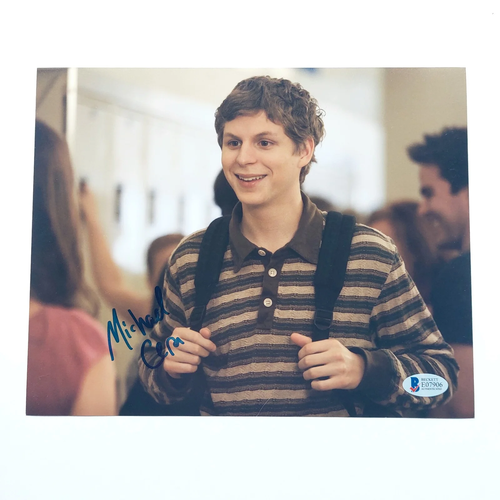 Michael Cera — Michael Cera Signed 8X10 Photo Beckett COA (Superbad, Barbie, Scott Pilgram), image 2