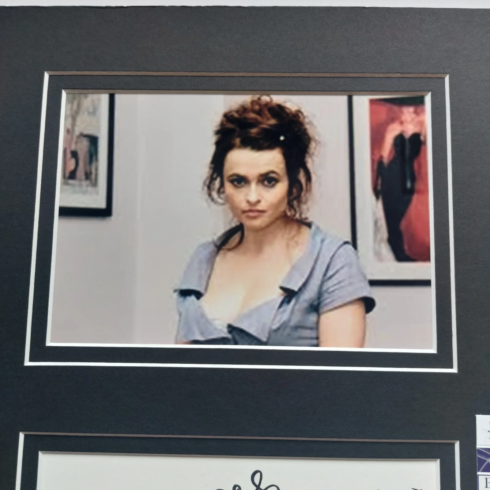 Helena Bonham Carter — Helena Bonham Carter Signed 11x14 display JSA COA (Harry Potter, Fight Club), изображение 3