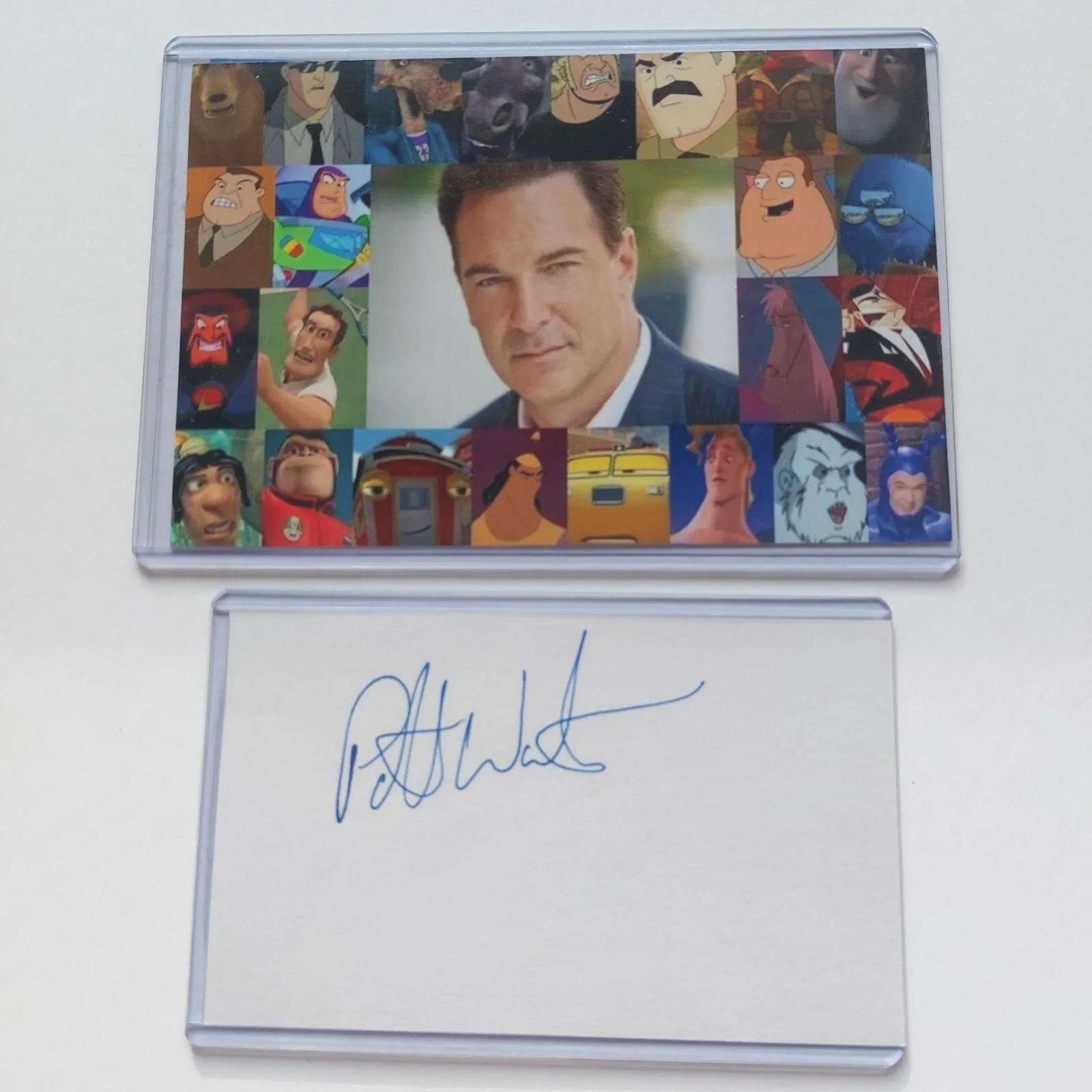 Patrick Warburton — Patrick Warburton Signed 3x5 Index Card (Family Guy, Emperor's New Groove,)