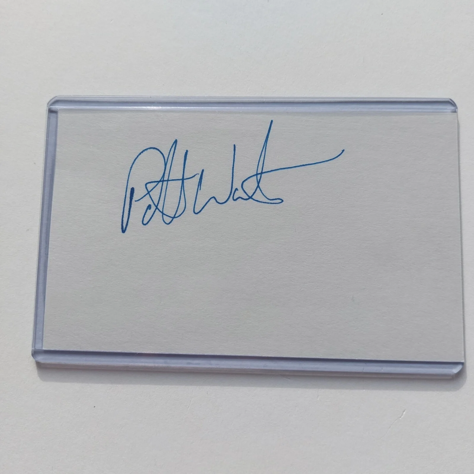 Patrick Warburton — Patrick Warburton Signed 3x5 Index Card (Family Guy, Emperor's New Groove,), изображение 2