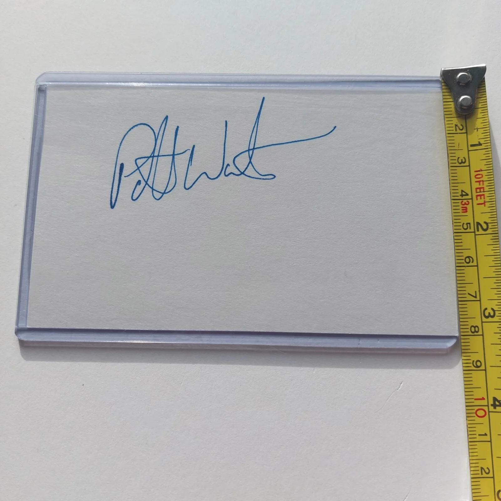 Patrick Warburton — Patrick Warburton Signed 3x5 Index Card (Family Guy, Emperor's New Groove,), изображение 4