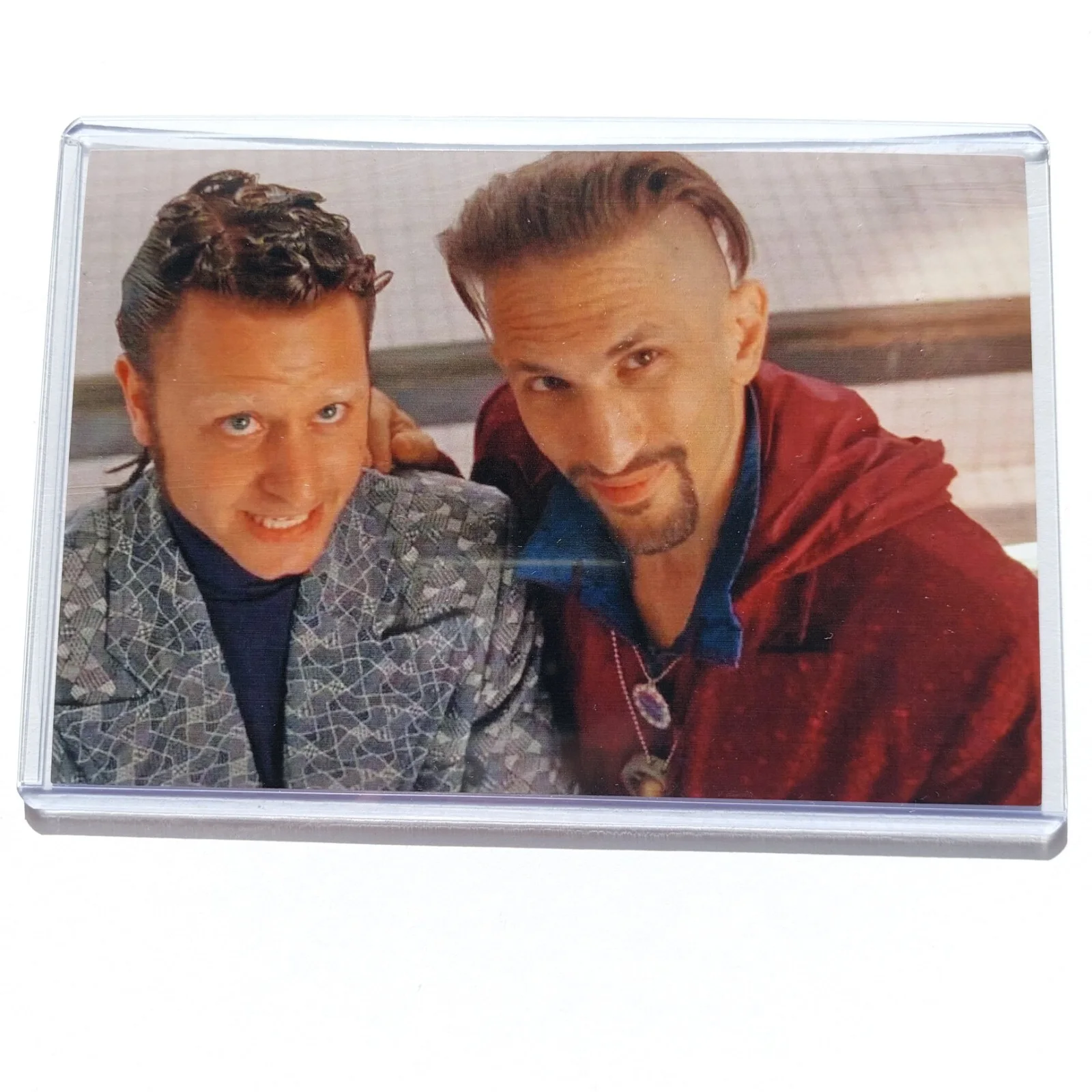 Fisher Stevens — Fisher Stevens Signed 3x5 Index Card (Hackers, Short Circuit, Super Mario), image 2