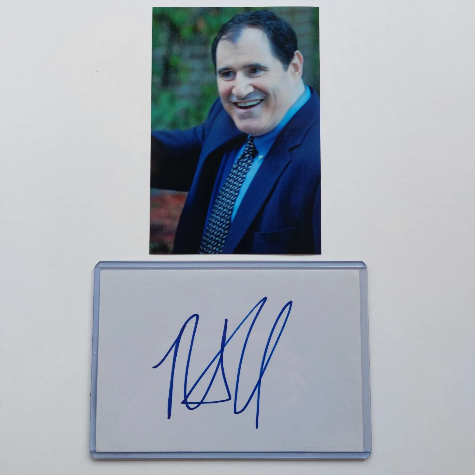 Richard Kind — Richard Kind Signed 4x6 Card COA (Spin City, Mad About You, Inside Out) Auto