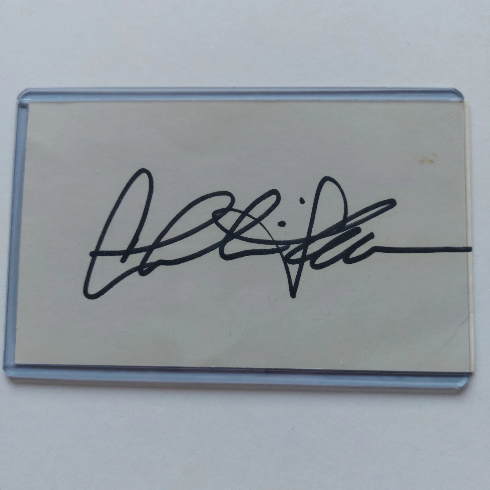 Charlie Sheen — Charlie Sheen SIGNED Index Card (Two and a half Men, Wall Street, Hot Shots), image 2