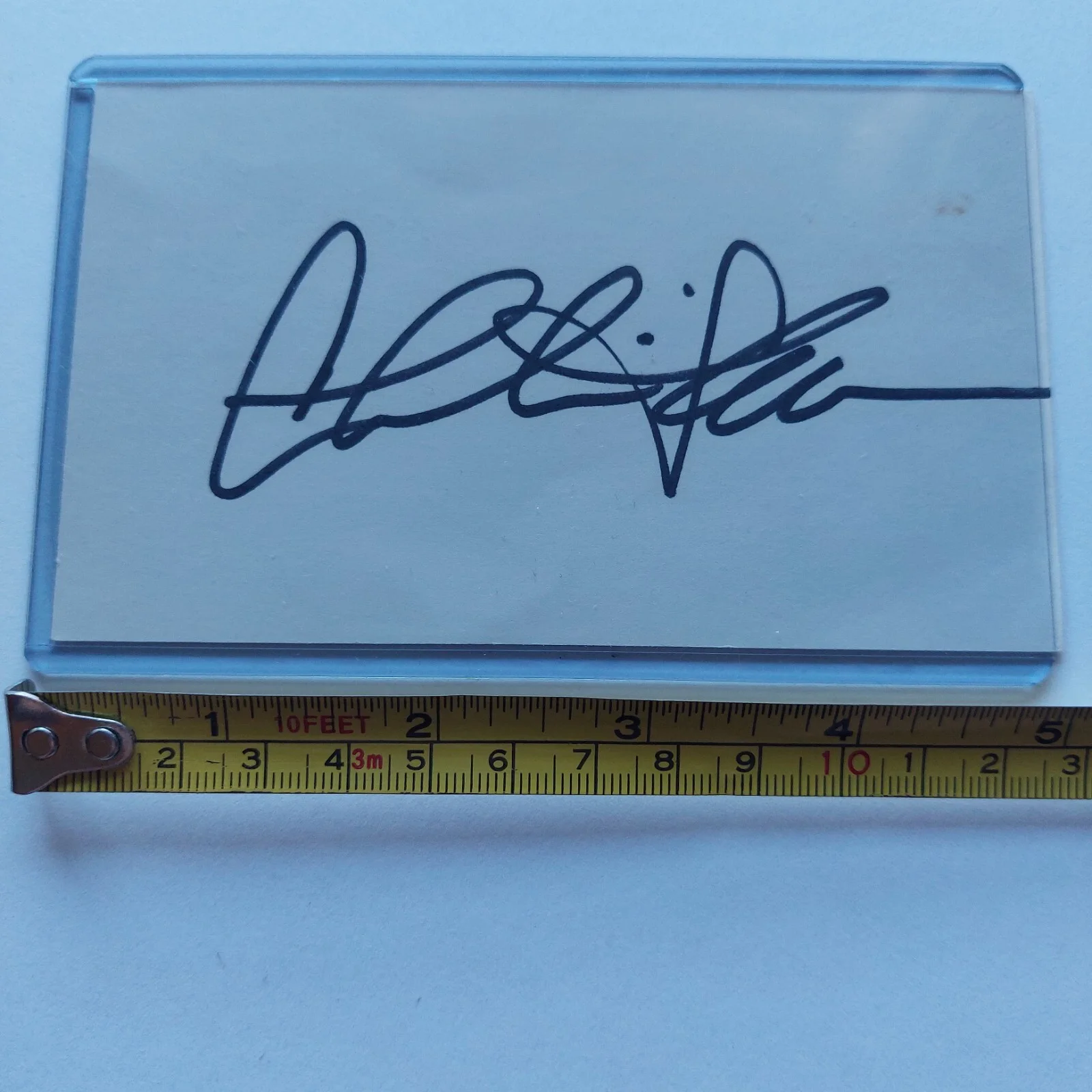 Charlie Sheen — Charlie Sheen SIGNED Index Card (Two and a half Men, Wall Street, Hot Shots), image 4