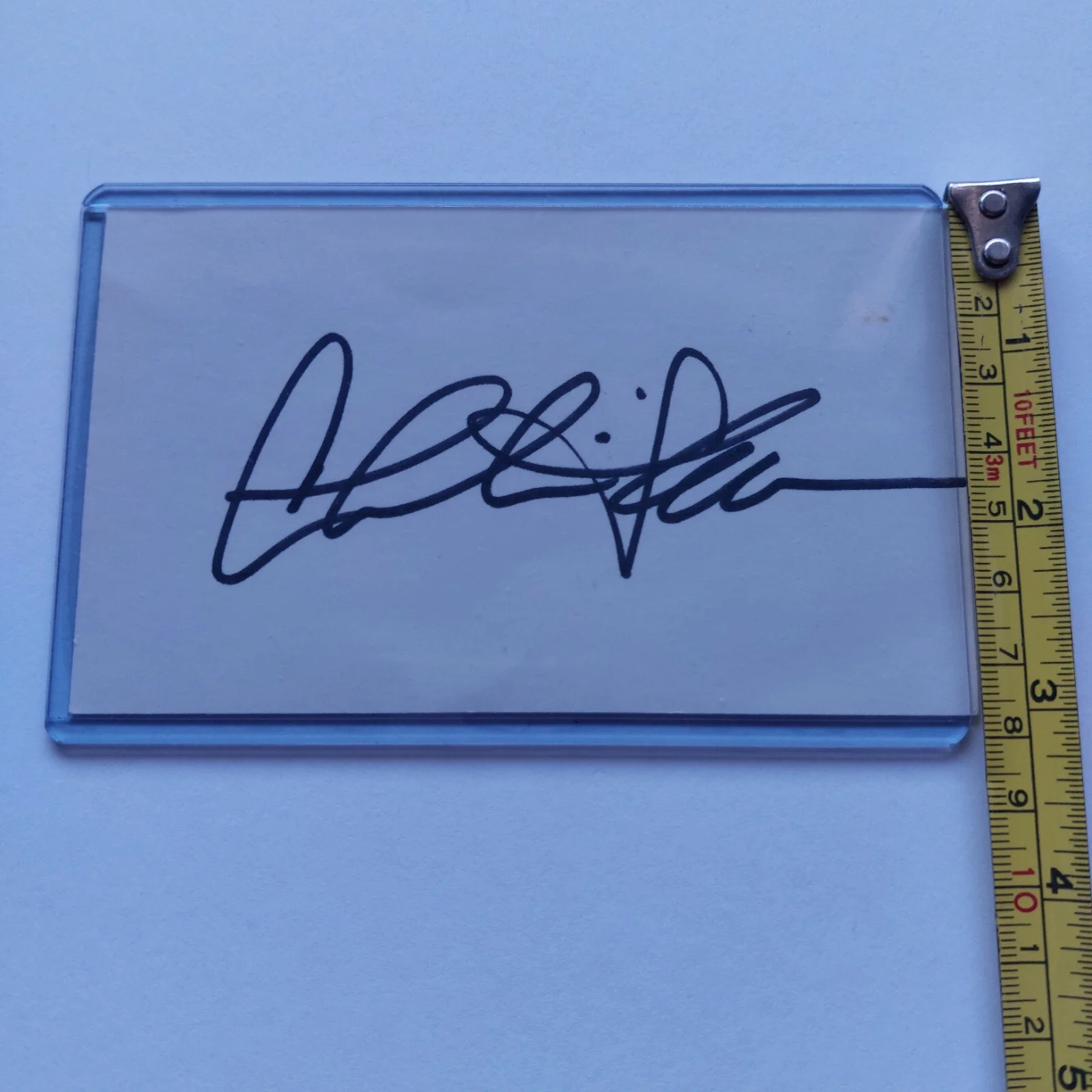 Charlie Sheen — Charlie Sheen SIGNED Index Card (Two and a half Men, Wall Street, Hot Shots), image 5