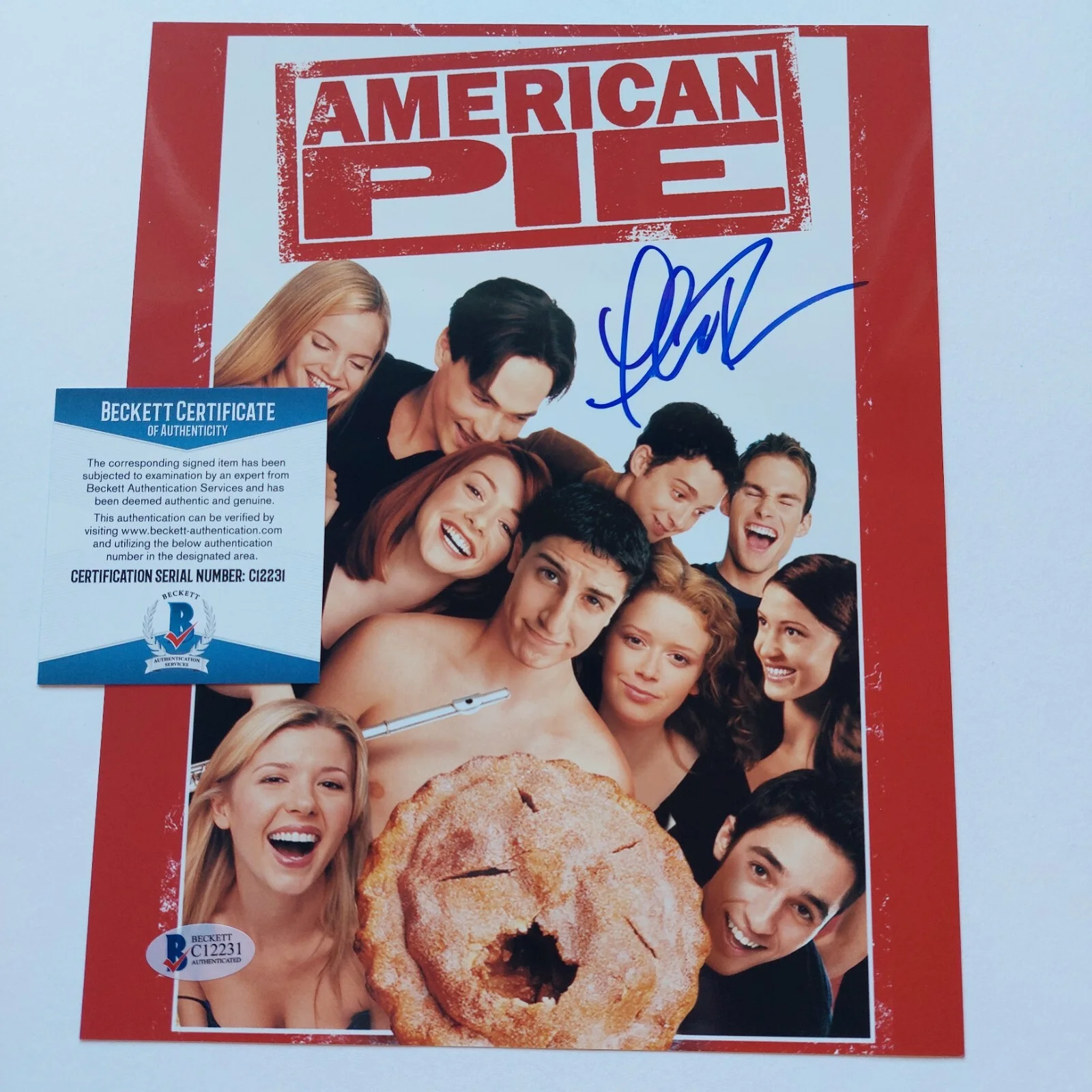 Thomas Ian Nicholas — American Pie Thomas Ian Nicholas Signed 8x10 Photo AUTO Beckett COA, image 2