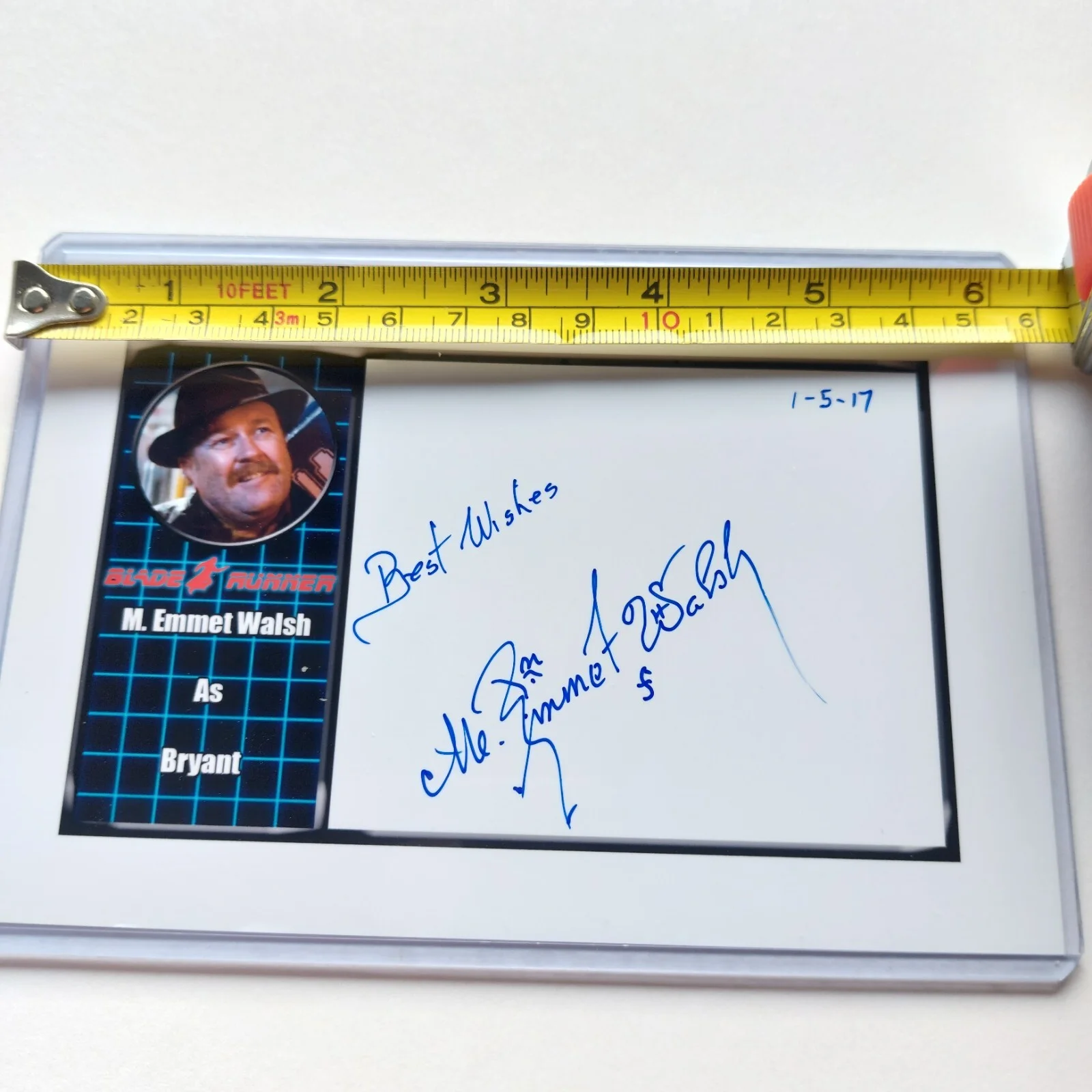 M Emmet Walsh — M Emmet Walsh Signed 4x6 Photo Blade Runner Planet of the Apes Tales From the, изображение 4