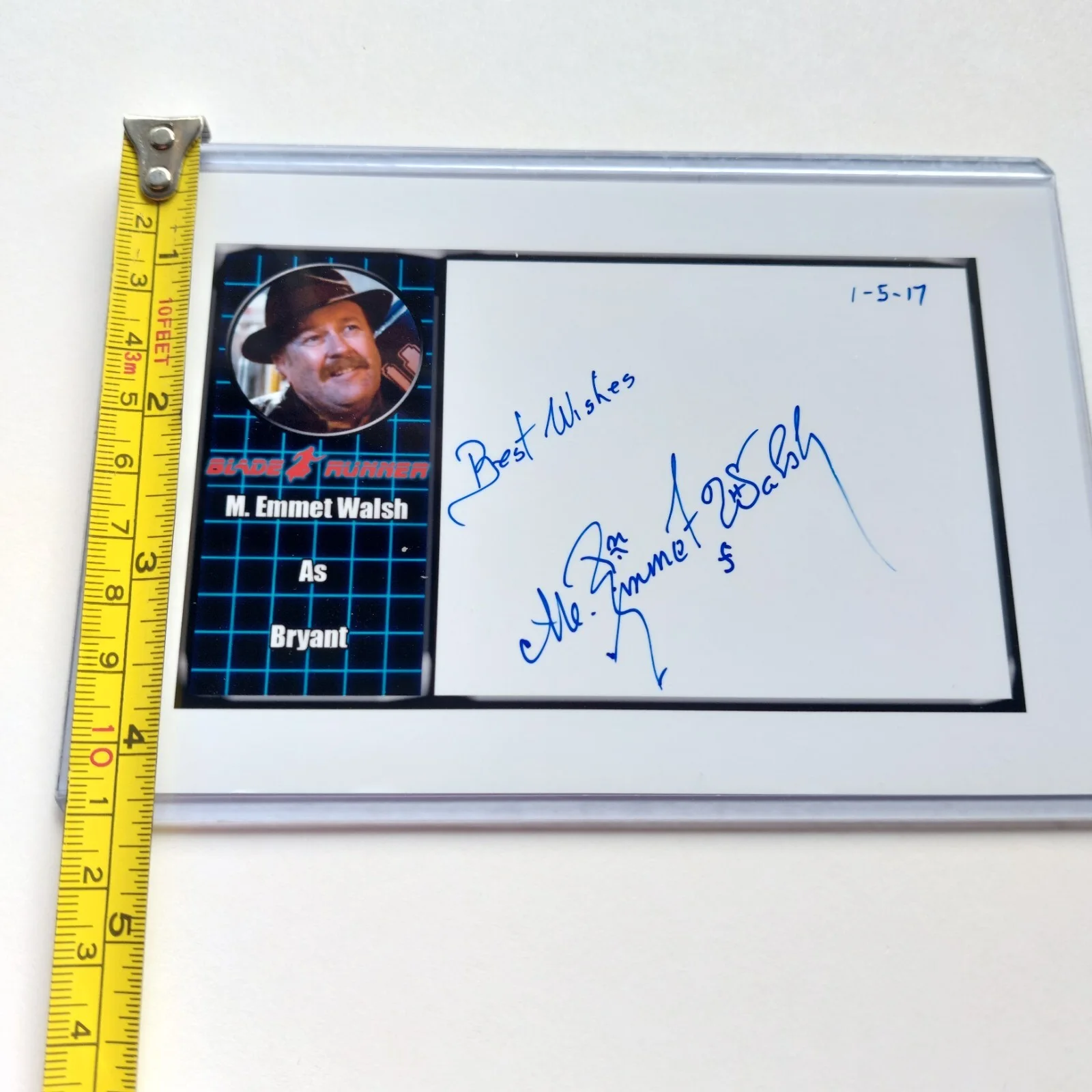 M Emmet Walsh — M Emmet Walsh Signed 4x6 Photo Blade Runner Planet of the Apes Tales From the, изображение 5