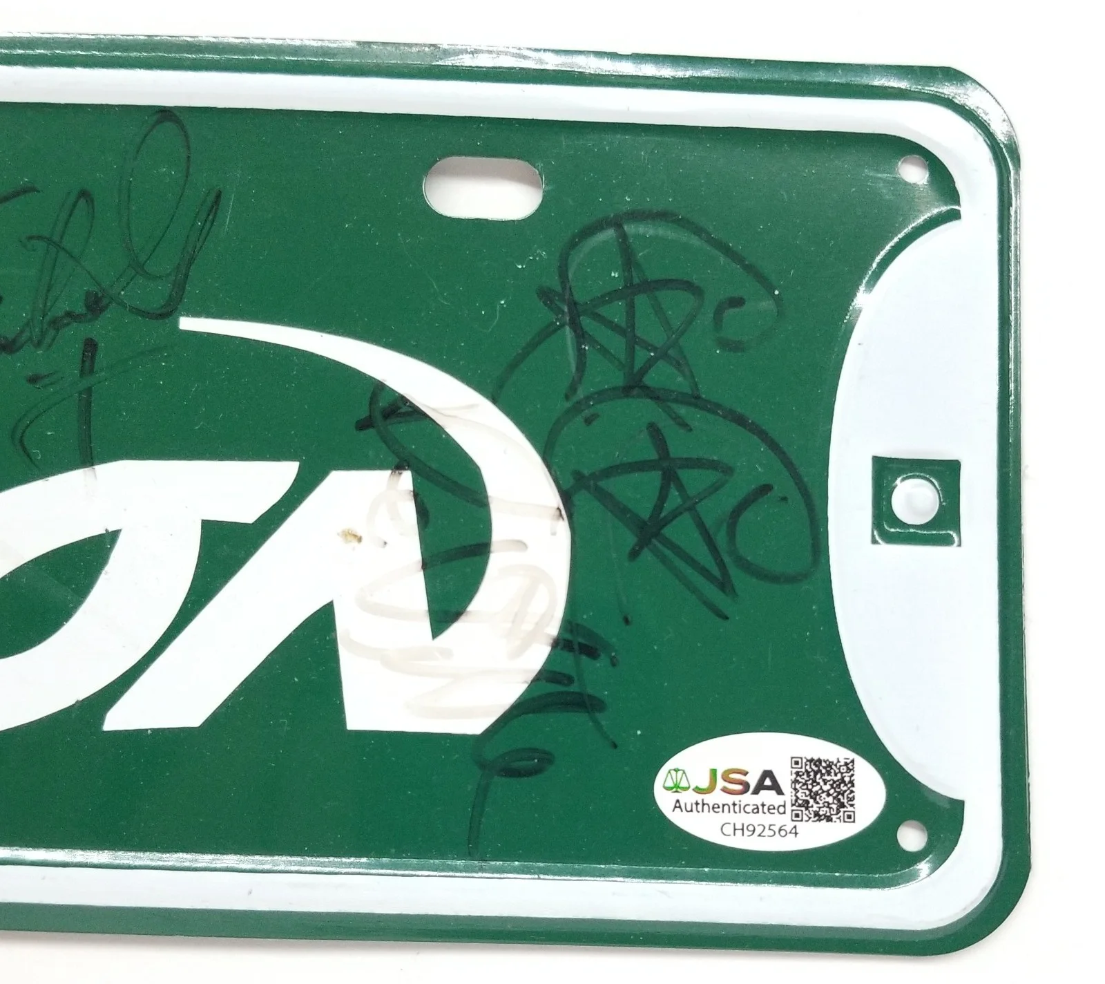 Poison full band hand SIGNED Promo License Plate JSA COA Autograph Bret Michaels, изображение 4