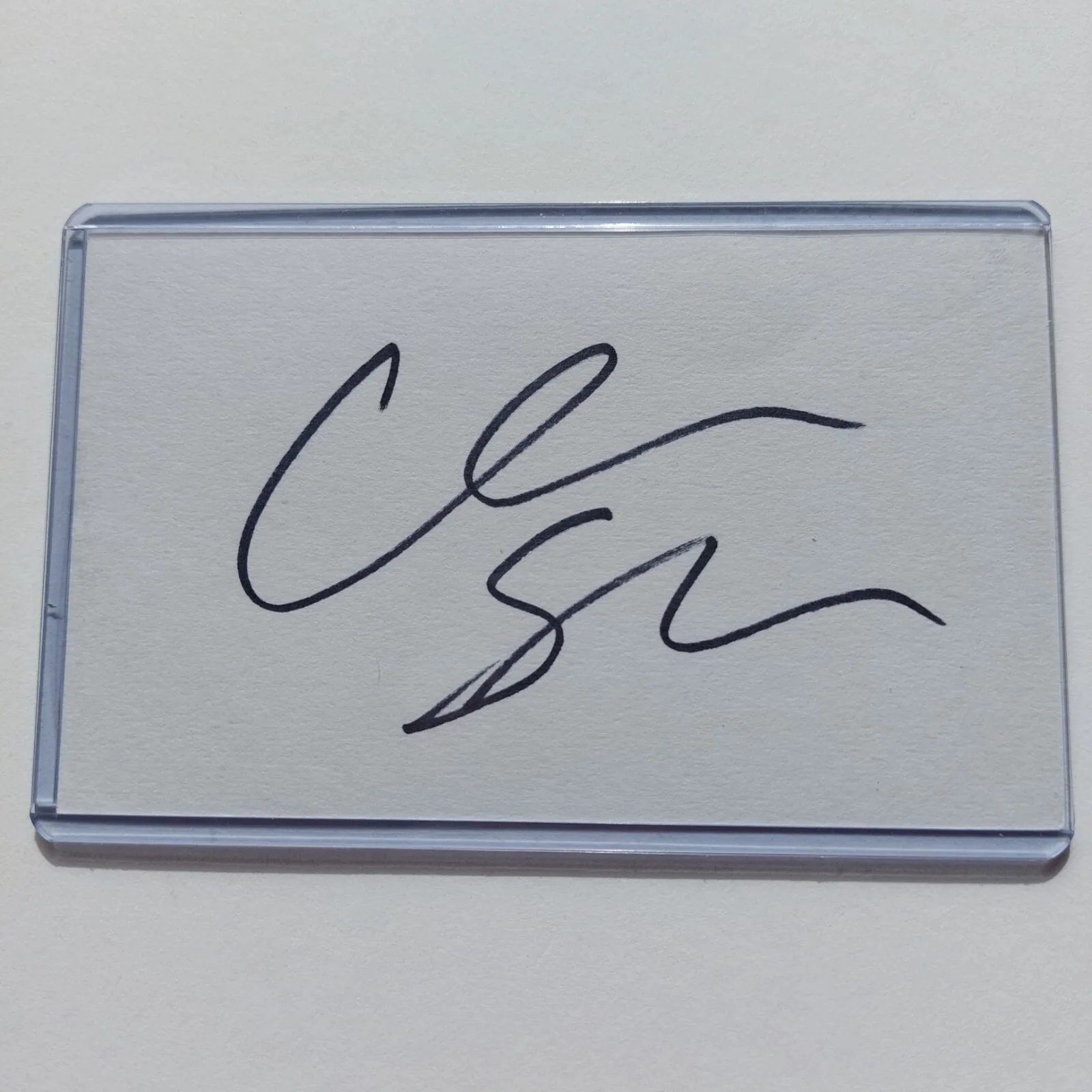 Adam Sandler — Adam Sandler signed 3x5 Index Card (Happy Gilmore, The Waterboy, Big Daddy), image 2