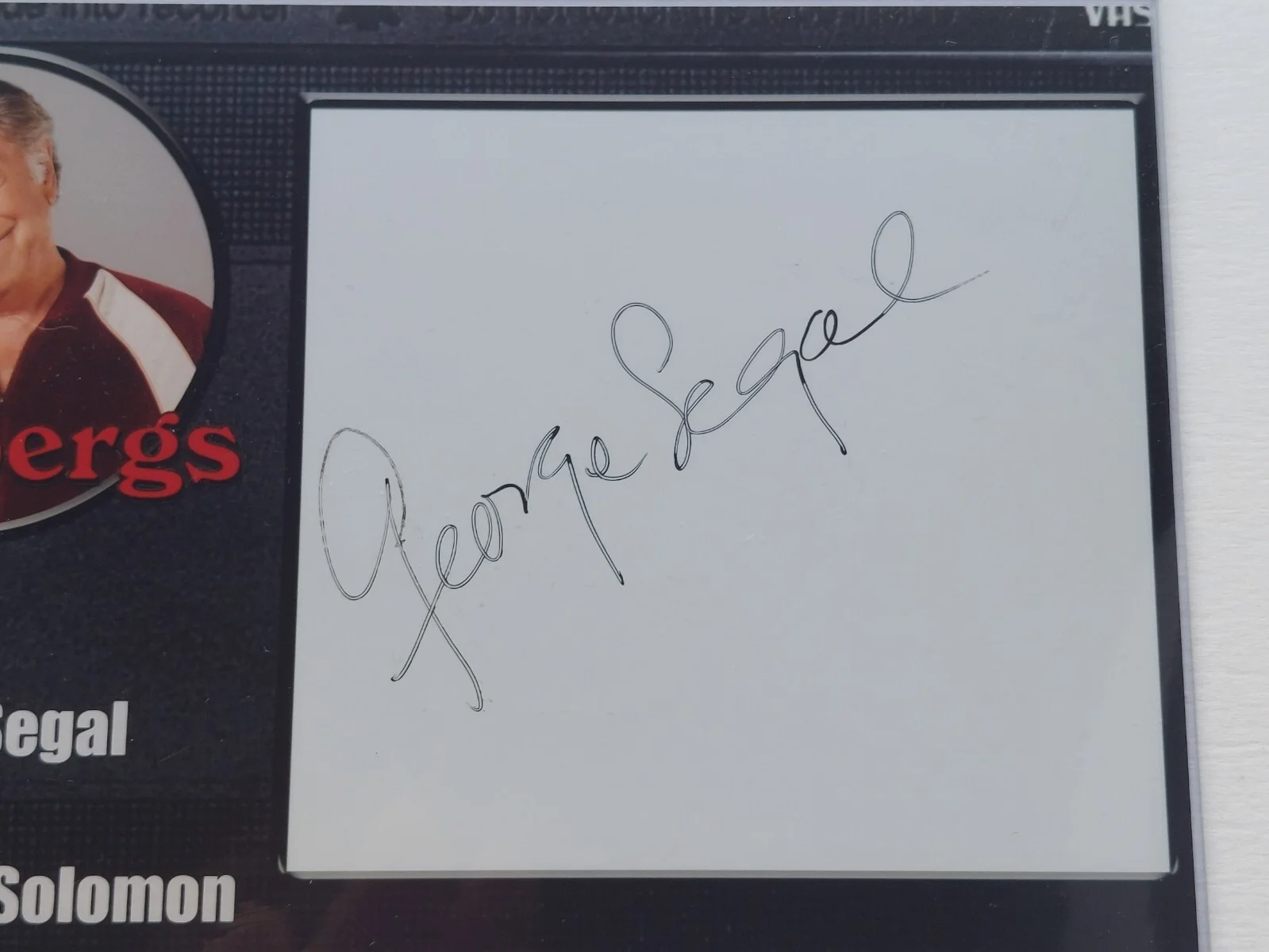 George Segal — The Goldbergs TV Show George Segal Signed 4x6 Photo Pops Solomon, изображение 2