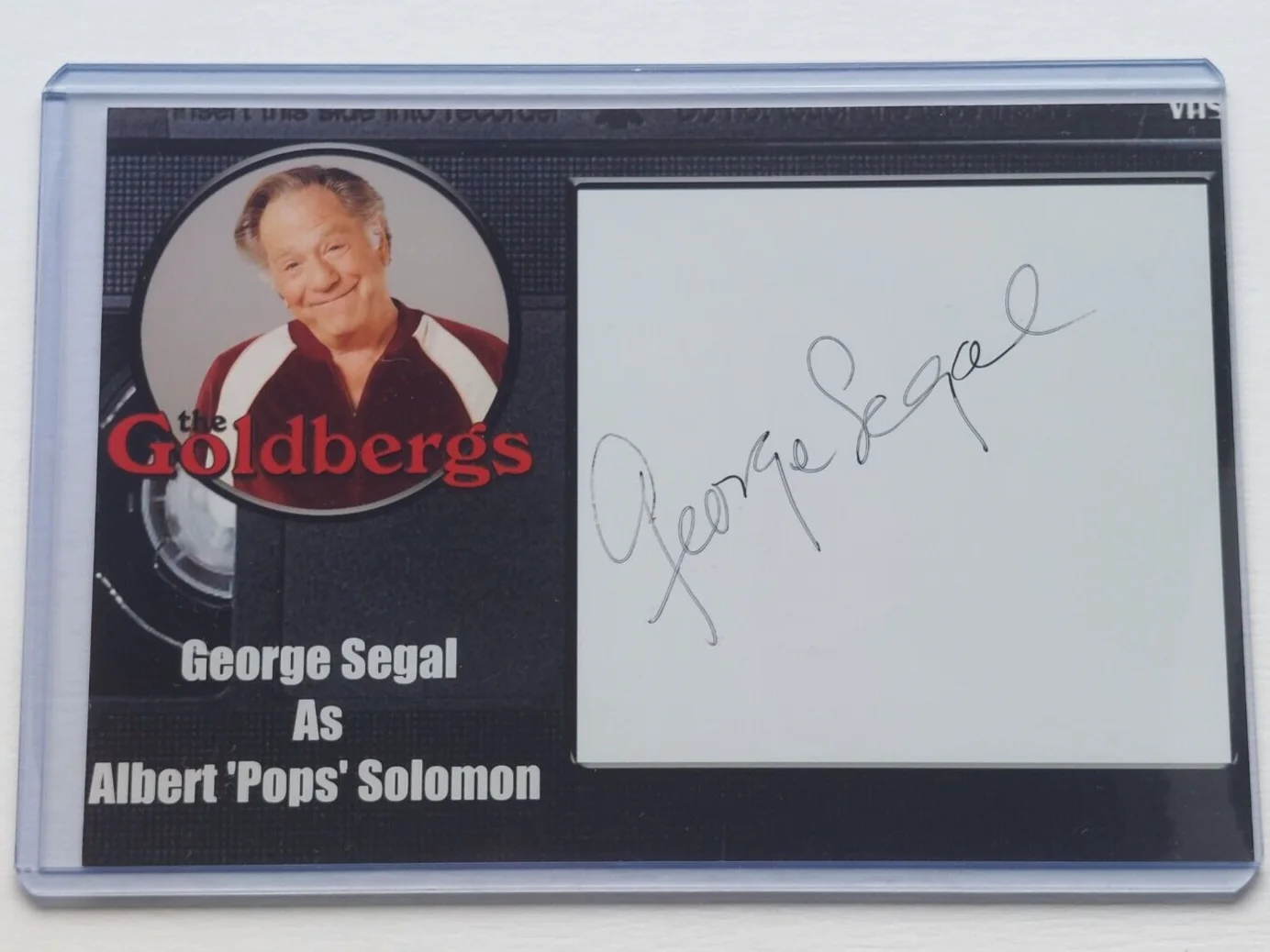 George Segal — The Goldbergs TV Show George Segal Signed 4x6 Photo Pops Solomon, изображение 3