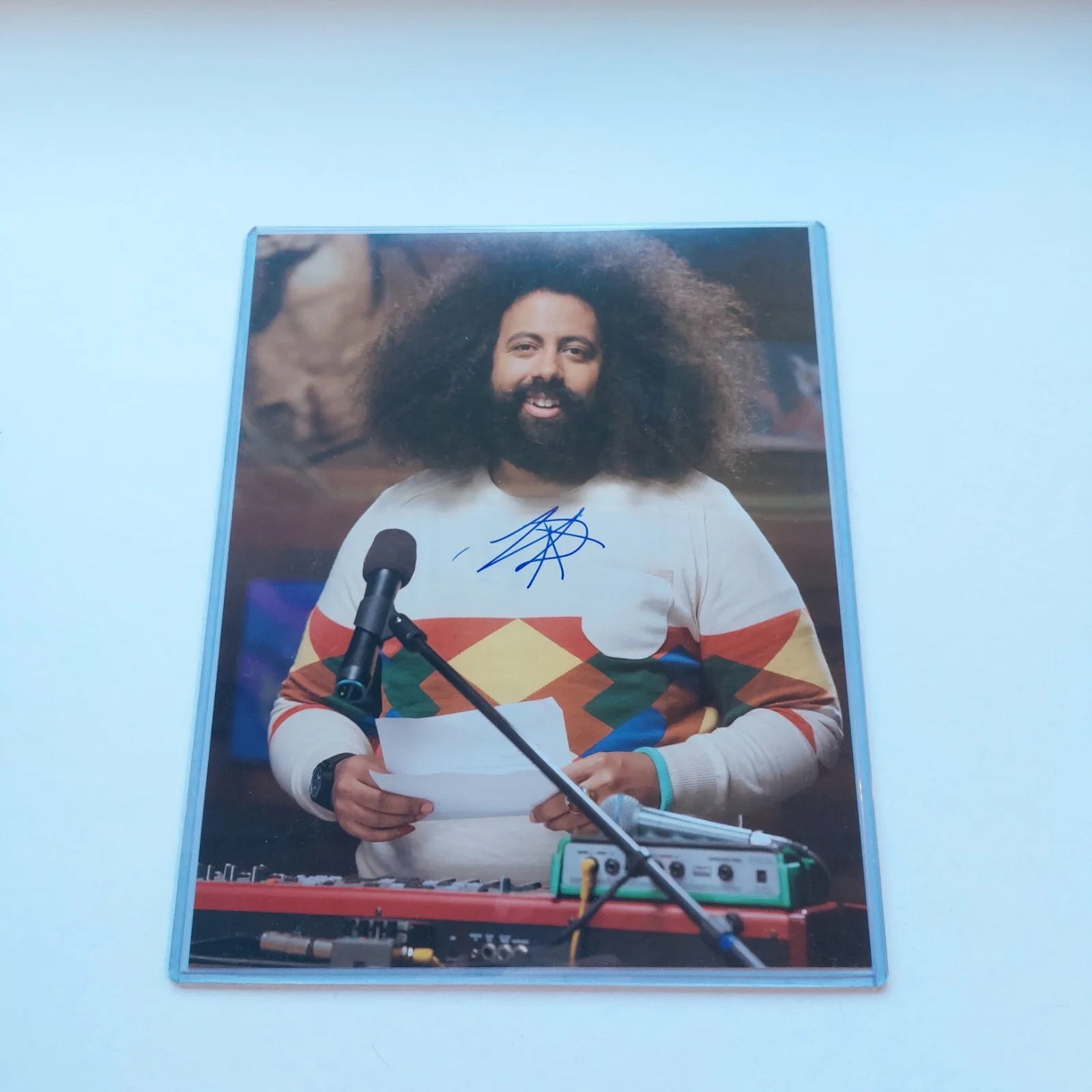 Reggie Watts — Reggie Watts Signed 8x10 photo with COA Comedy Bang Bang (comedian, musician), изображение 3