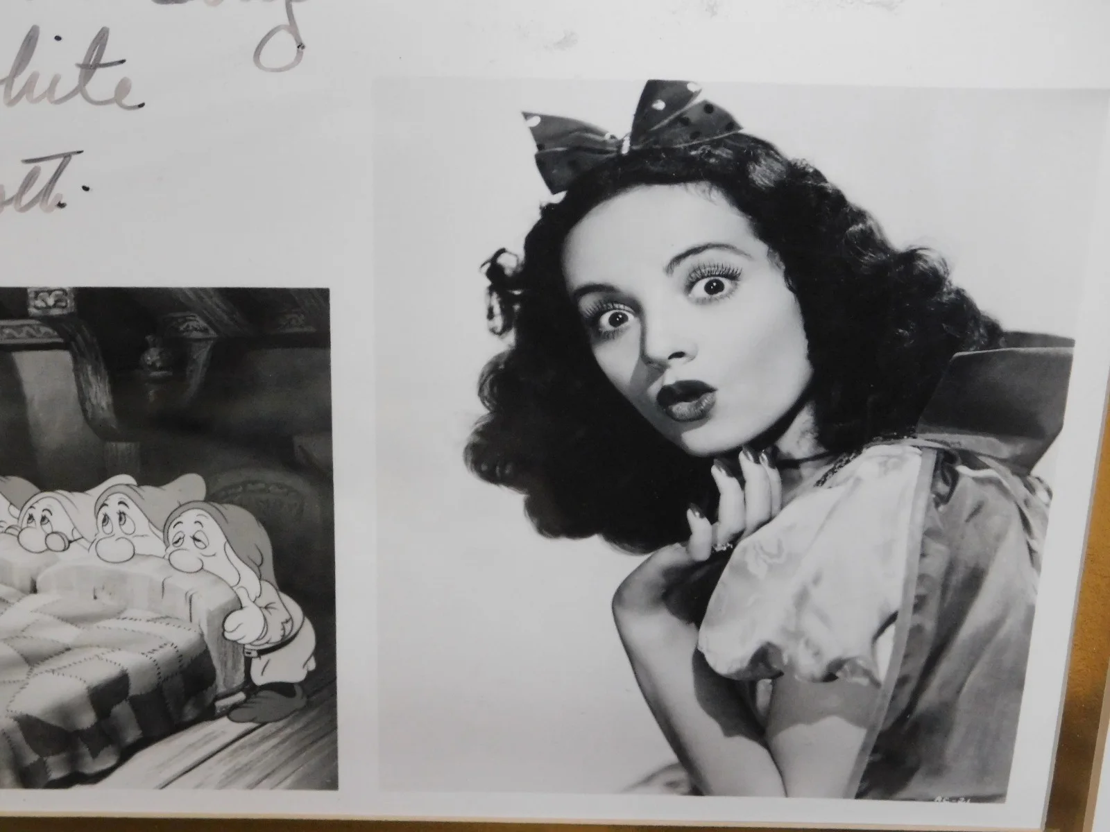1937 The Voice Walt Disney Snow White and 7 Dwarfs Adriana Caselotti Autograph, изображение 3