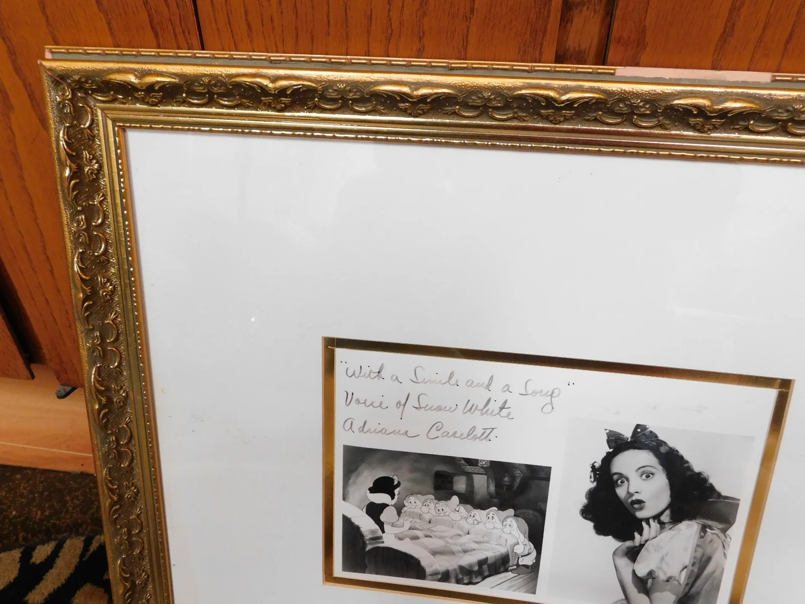 1937 The Voice Walt Disney Snow White and 7 Dwarfs Adriana Caselotti Autograph, изображение 4