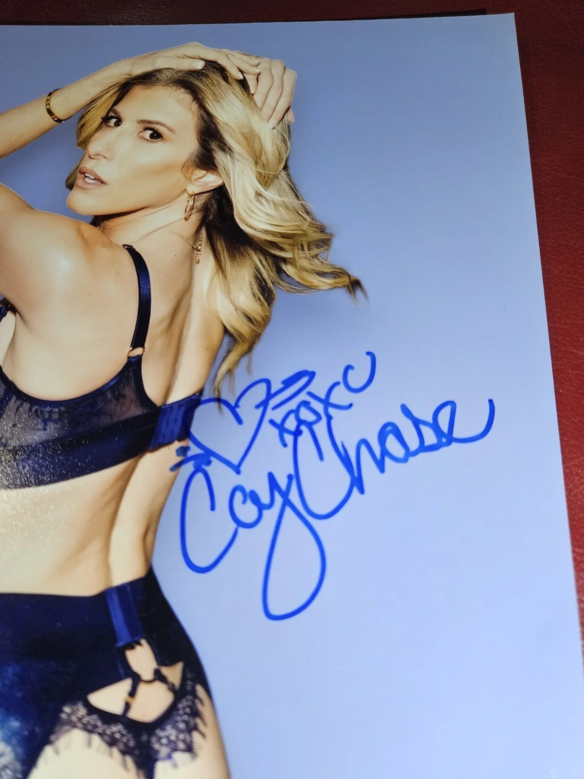 Cory Chase — Cory Chase (Adult Film Star) Signed Autograhped 8x10 Photo, изображение 2