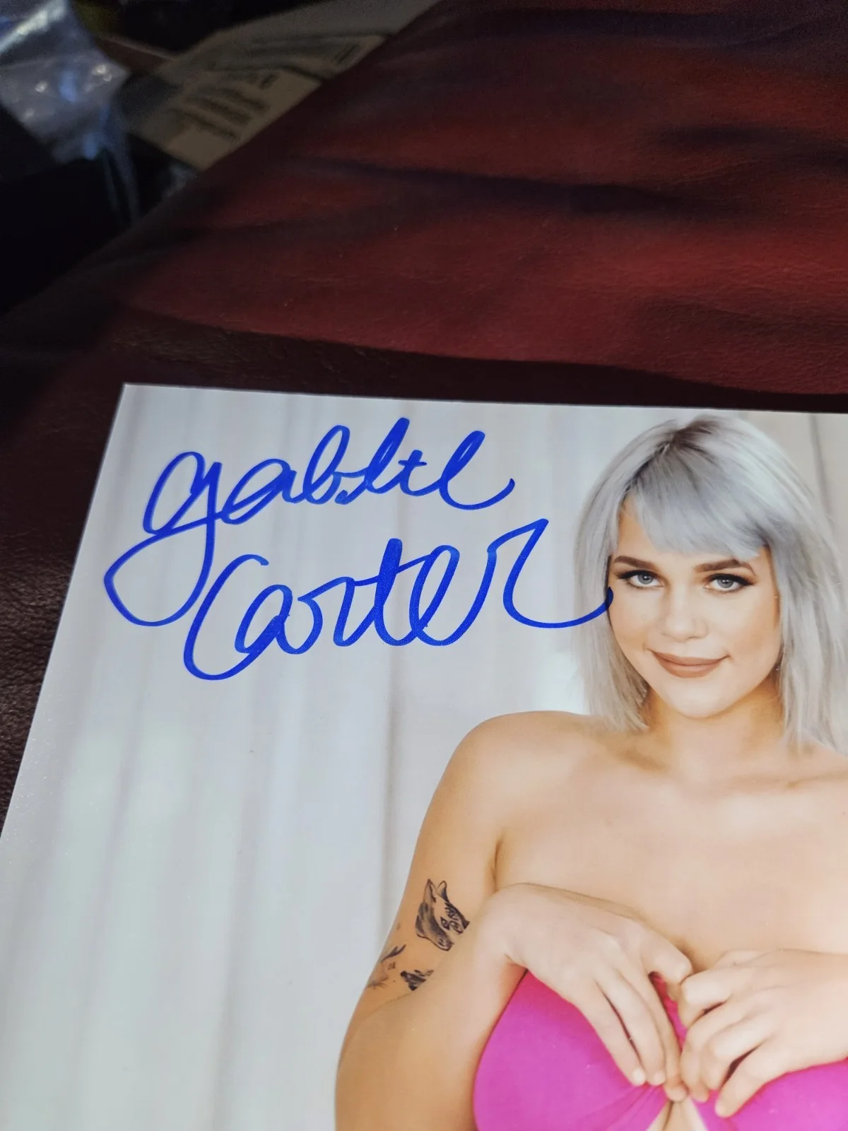 Gabbie Carter — Gabbie Carter (Adult Film Star) JSA CERTIFIED Signed Autograhped 8x10 Photo, изображение 2