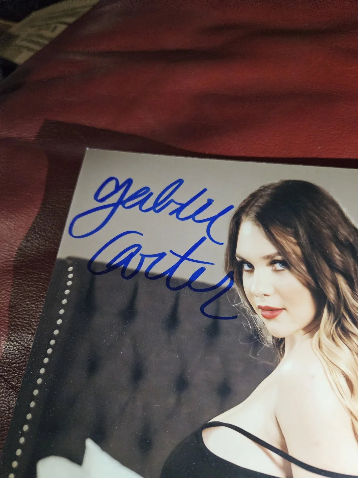 Gabbie Carter — Gabbie Carter (Adult Film Star) JSA CERTIFIED Signed Autograhped 8x10 Photo, изображение 2