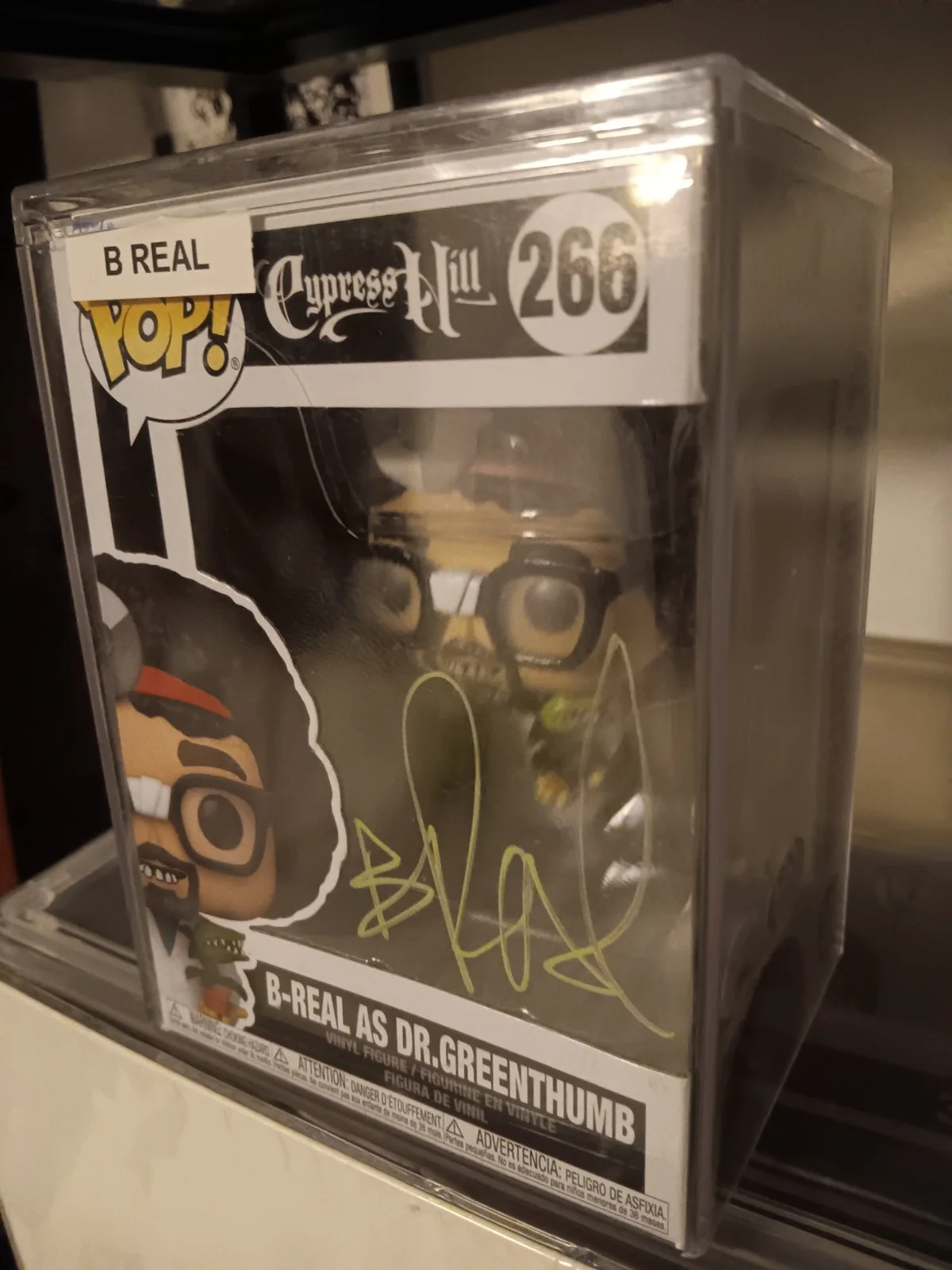 Cypress Hill Dr Greenthumb funko signed by B Real JSA PSA certification, image 2