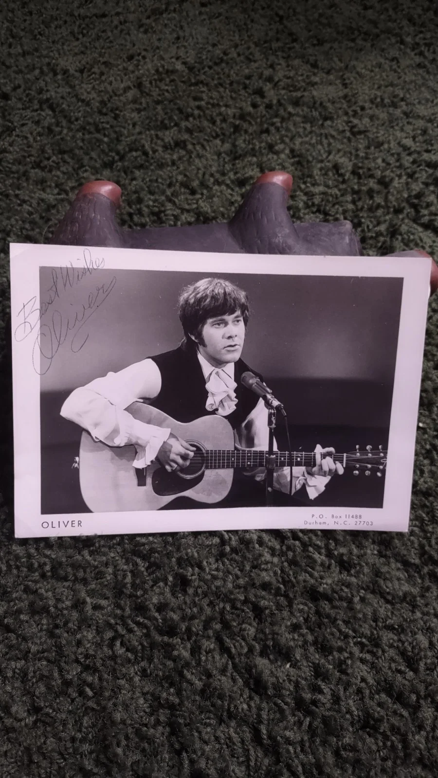 Oliver - Signed 5 X 7 Card - Hit Maker Of Good Morning Starshine And Jean, изображение 2
