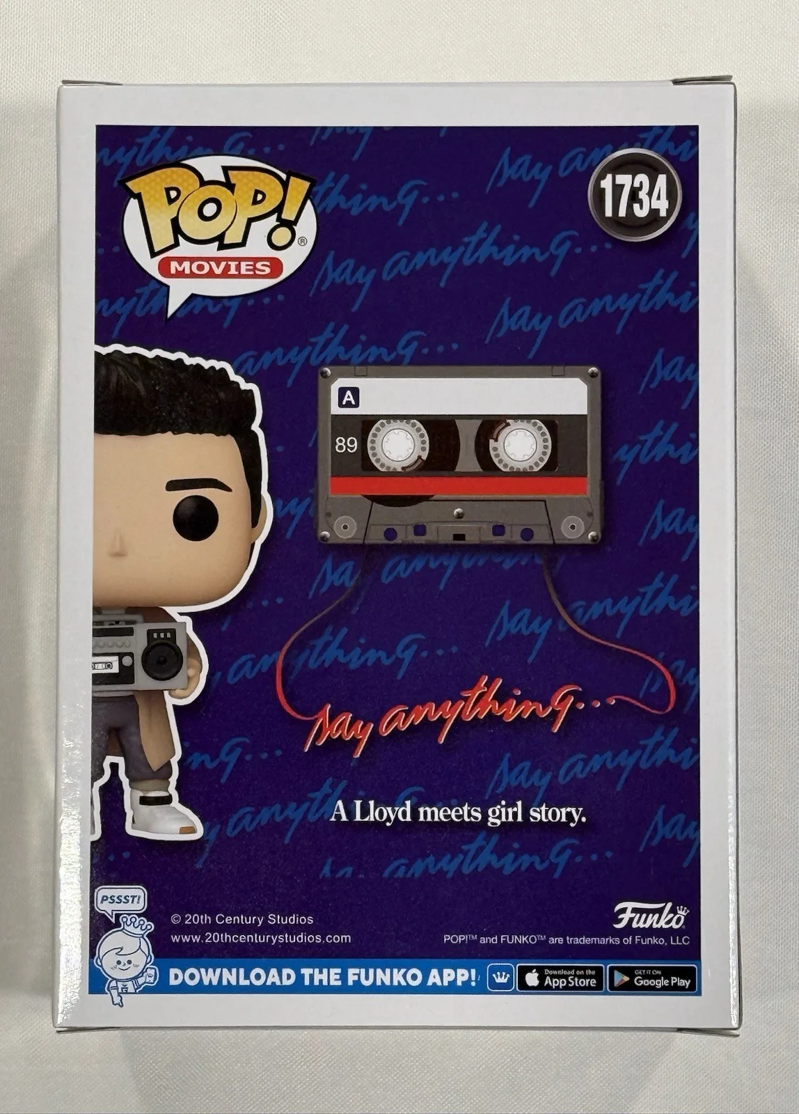 John Cusack — John Cusack Signed Say Anything Lloyd Dobler Funko Pop! #1734 Schwartz COA, image 5