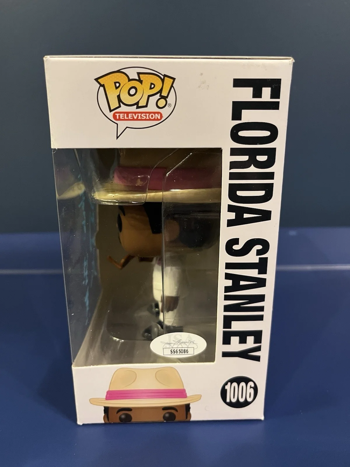 Funko Pop The Office Florida Stanley Signed Leslie David Baker JSA Authenticated, image 2