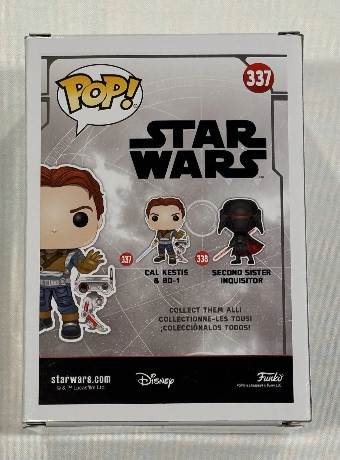 Cameron Monaghan — Cameron Monaghan Signed Cal Kestis Star Wars Funko Pop! #337 Beckett COA, изображение 5