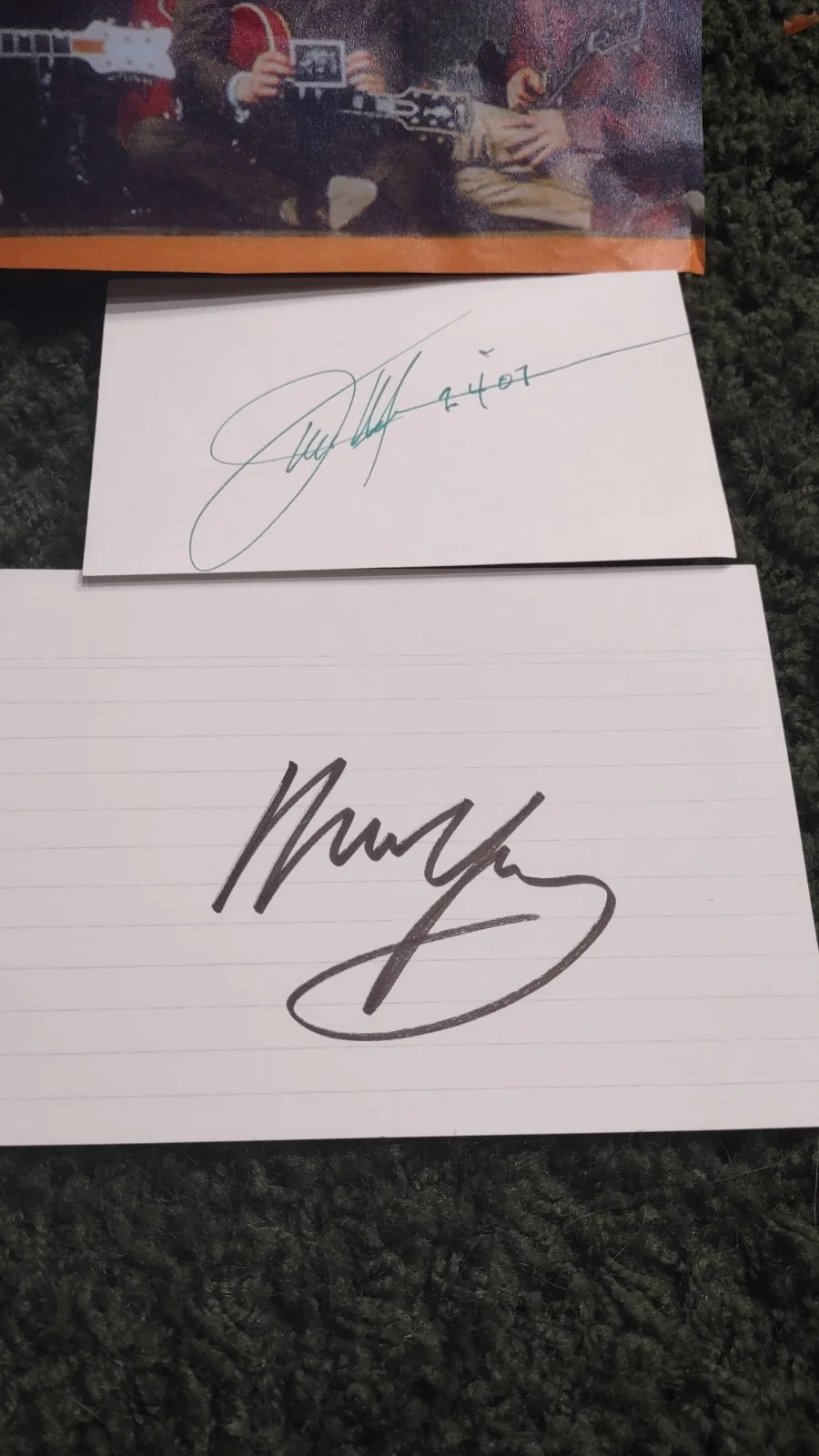 Buffalo Springfield - A Group Of Signatures By 5 Members, image 2