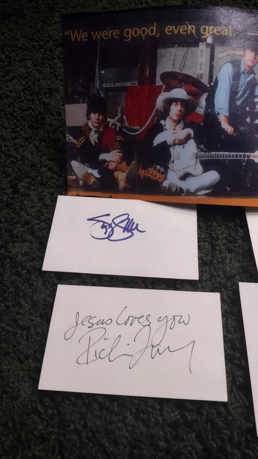 Buffalo Springfield - A Group Of Signatures By 5 Members, image 5