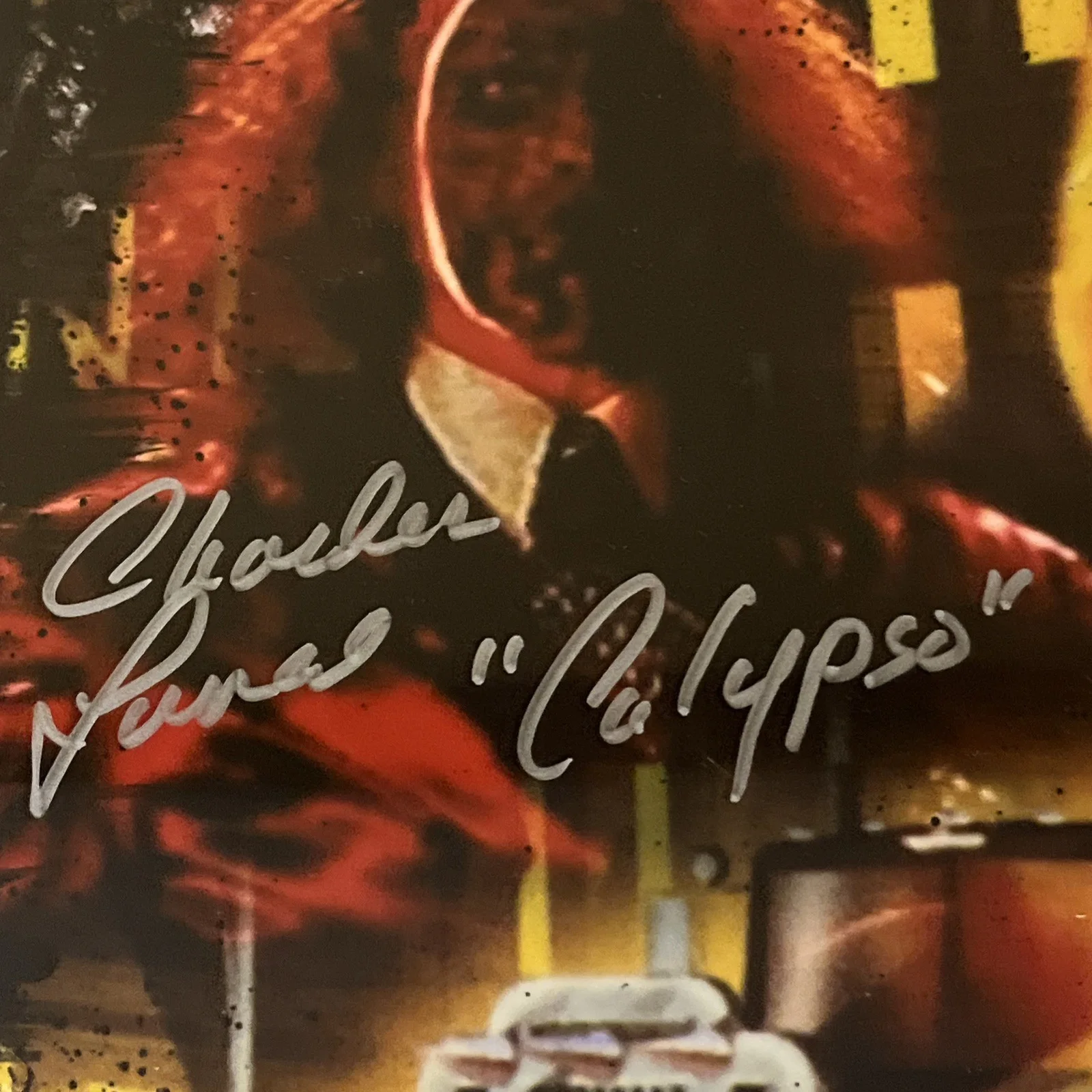 Charles Lance — Charles Lance Autographed 8x10 Photo Twisted Metal Calypso Sweet Tooth Beckett, изображение 2