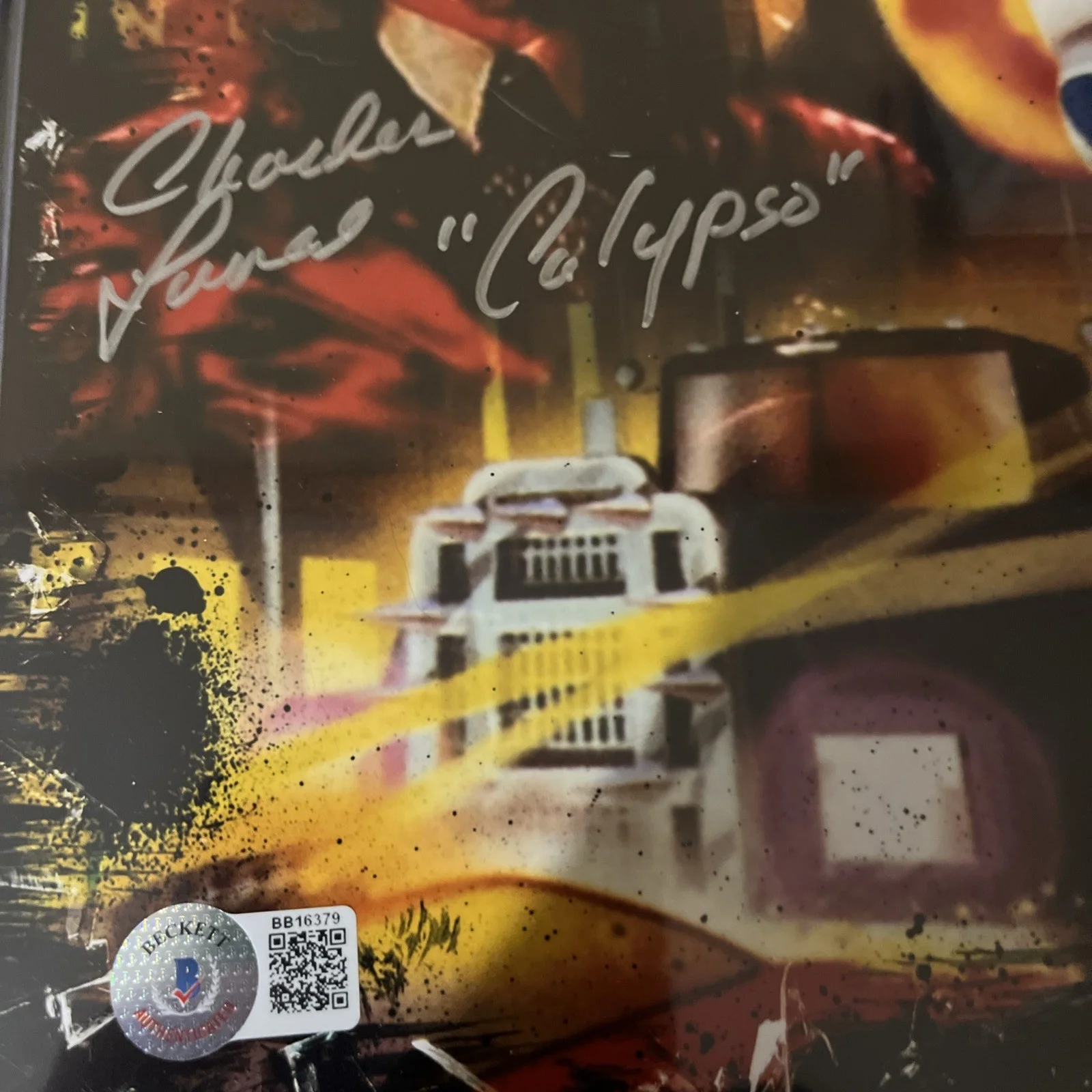 Charles Lance — Charles Lance Autographed 8x10 Photo Twisted Metal Calypso Sweet Tooth Beckett, изображение 4