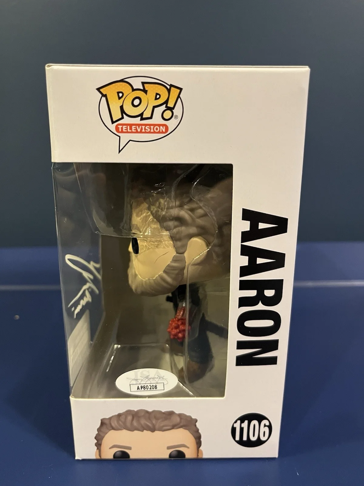 Aaron — Funko Pop! The Walking Dead Aaron Signed Ross Marquand JSA Authenticated, image 2