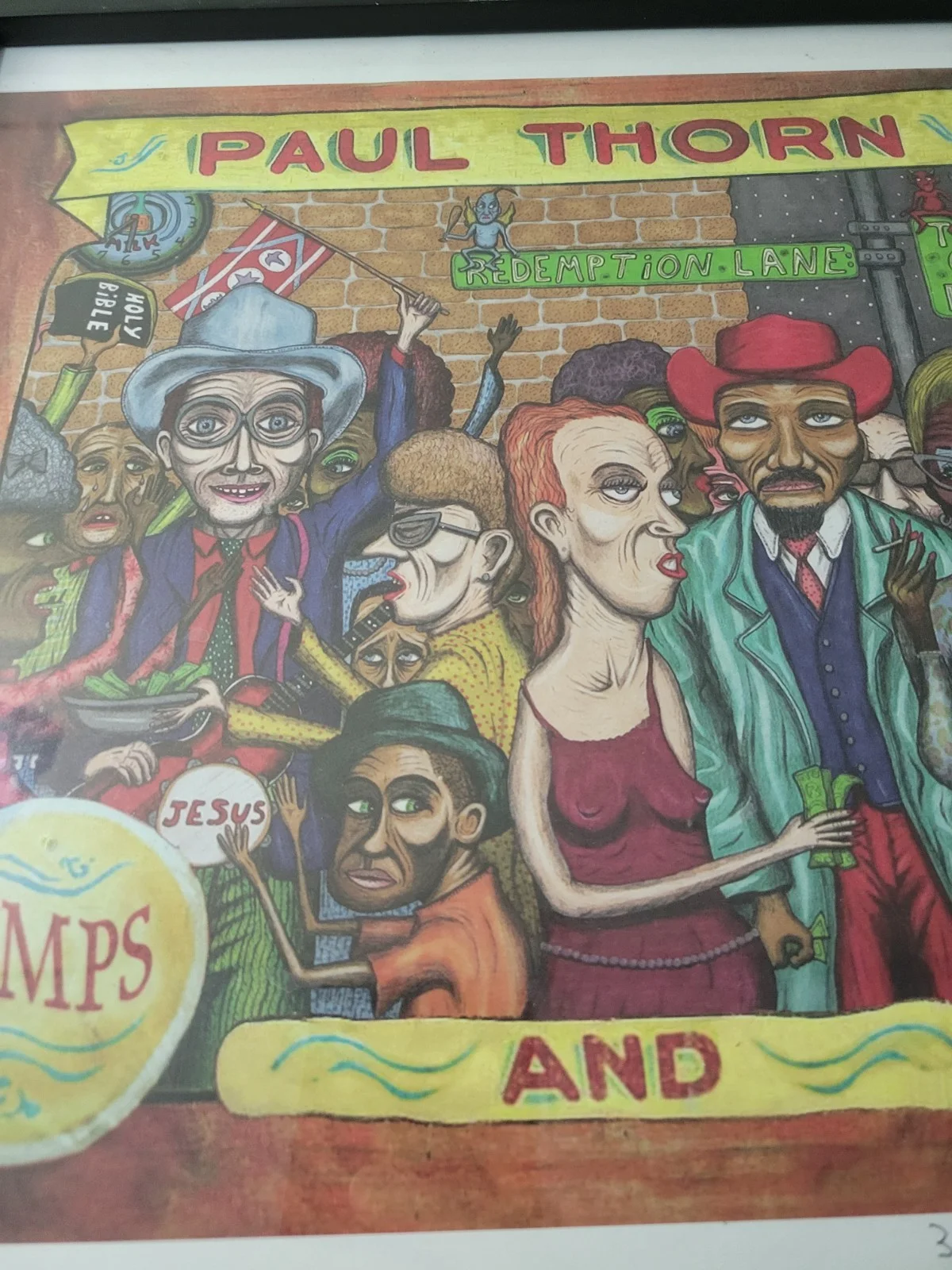 Paul Thorn Pimps And Preachers Signed Print 391 Of 1000, изображение 3